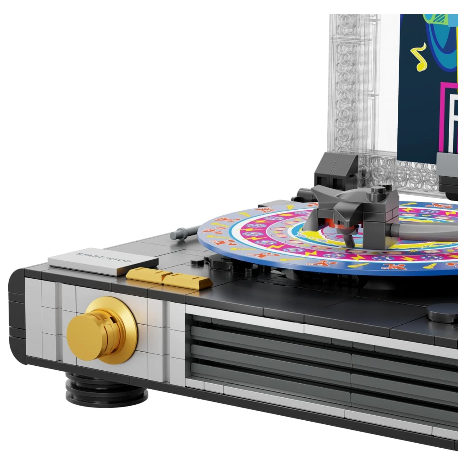 PANTASY Vinyl Turntable Building Block 607 db-os építőkészlet termékfotó