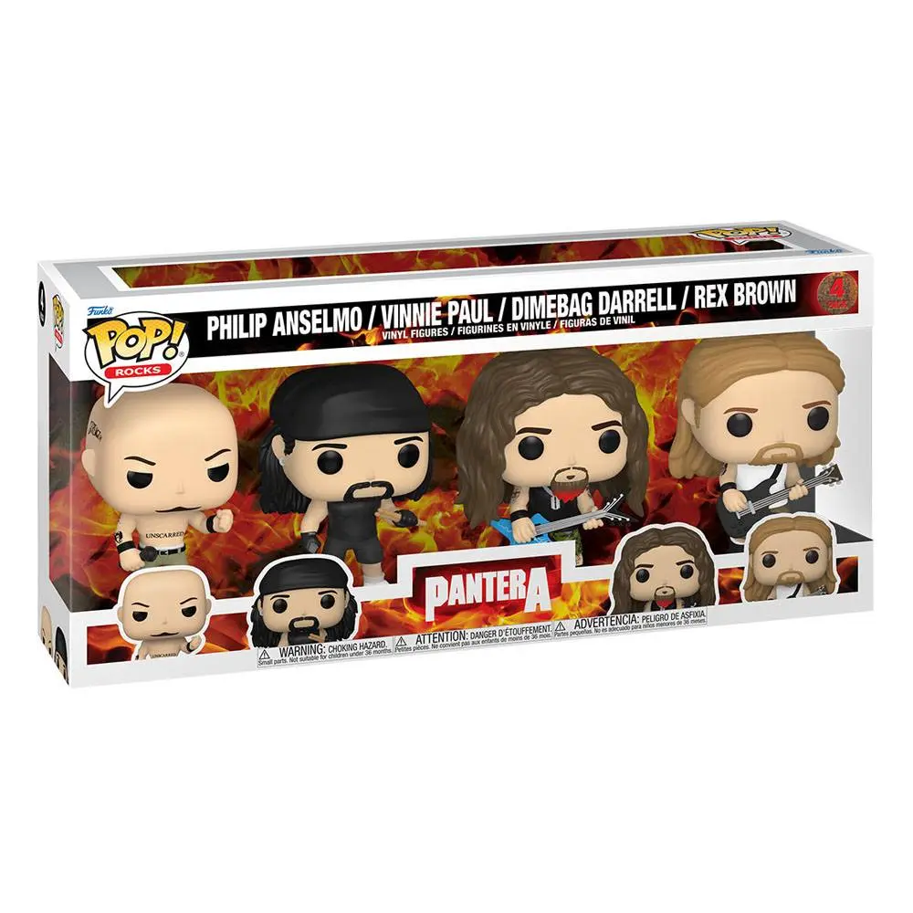 Pantera Funko POP! Rocks Vinyl figura 4 db-os figura csomag 9 cm termékfotó