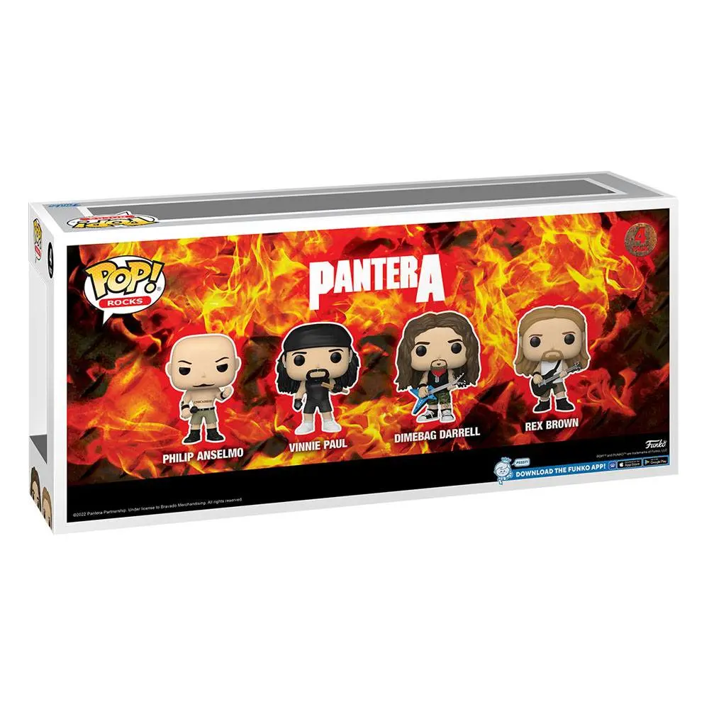 Pantera Funko POP! Rocks Vinyl figura 4 db-os figura csomag 9 cm termékfotó
