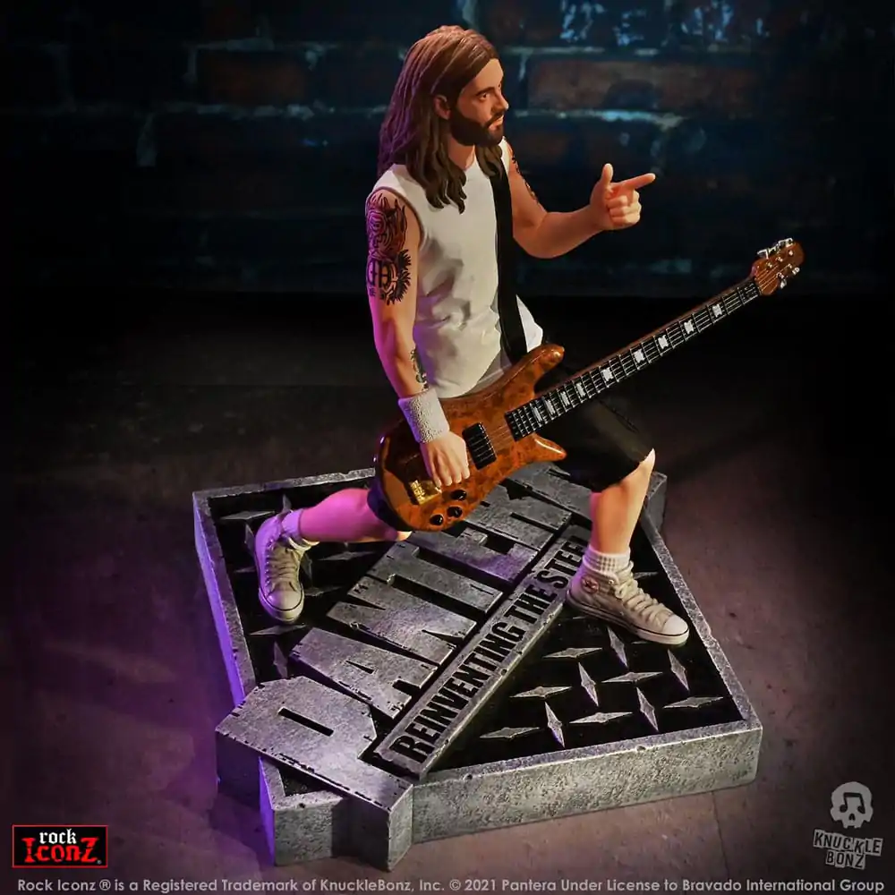 Pantera Rock Iconz Rex Brown (Reinventing the Steel) szobor figura 22 cm termékfotó