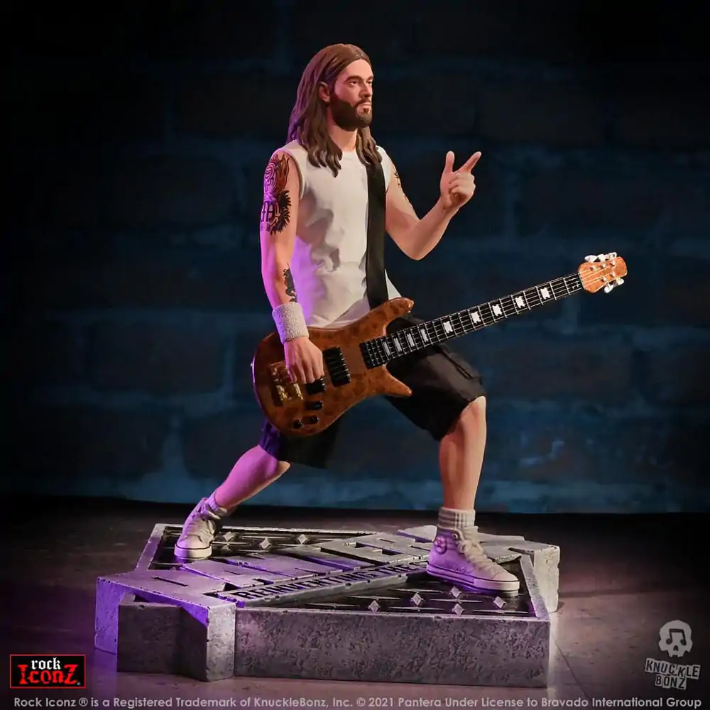 Pantera Rock Iconz Rex Brown (Reinventing the Steel) szobor figura 22 cm termékfotó