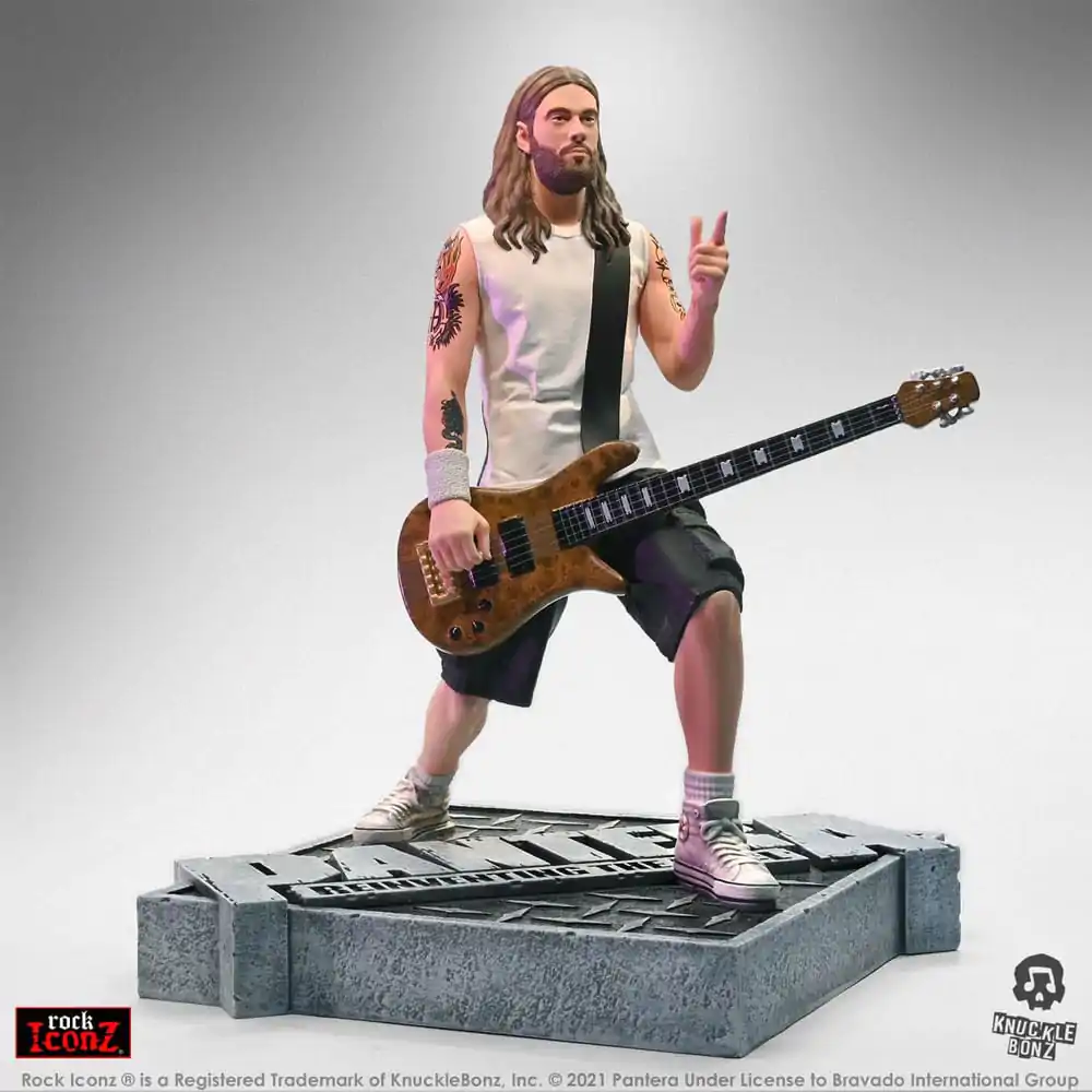 Pantera Rock Iconz Rex Brown (Reinventing the Steel) szobor figura 22 cm termékfotó