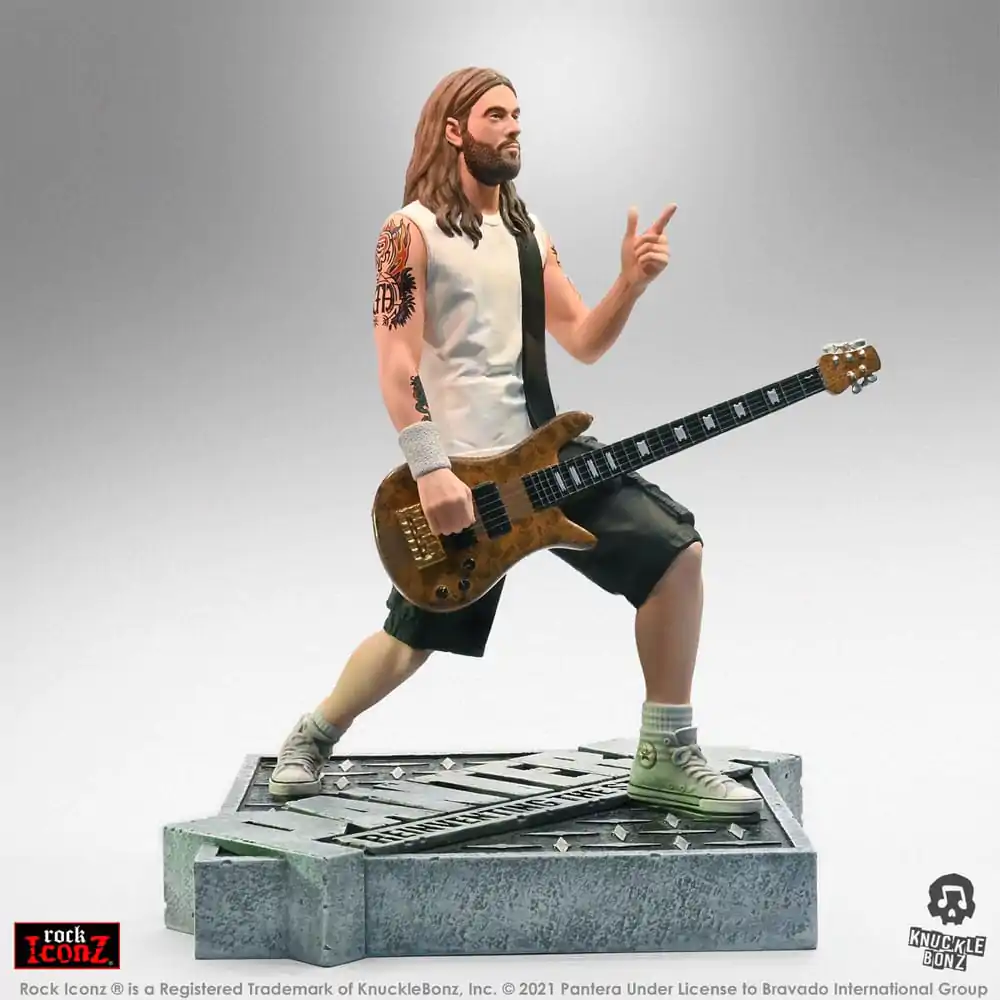 Pantera Rock Iconz Rex Brown (Reinventing the Steel) szobor figura 22 cm termékfotó