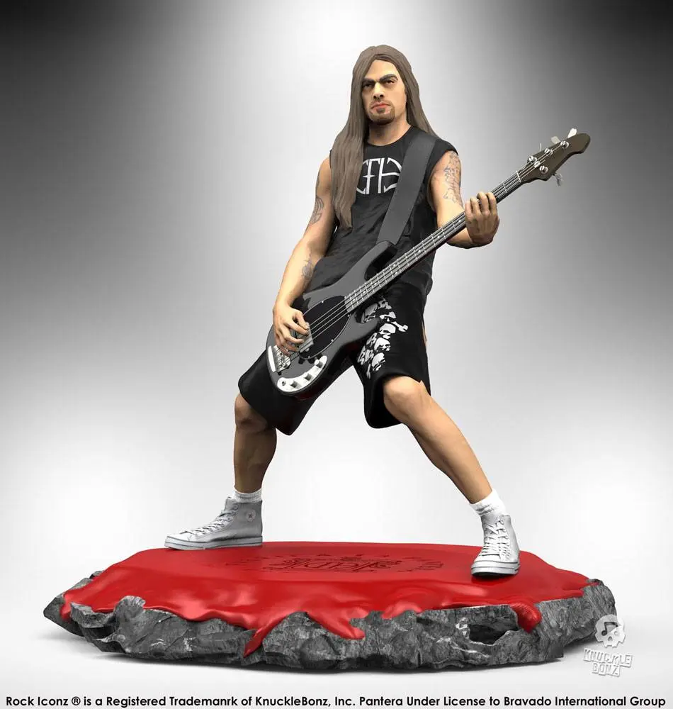 Pantera Rock Iconz Rex Brown szobor figura 22 cm termékfotó