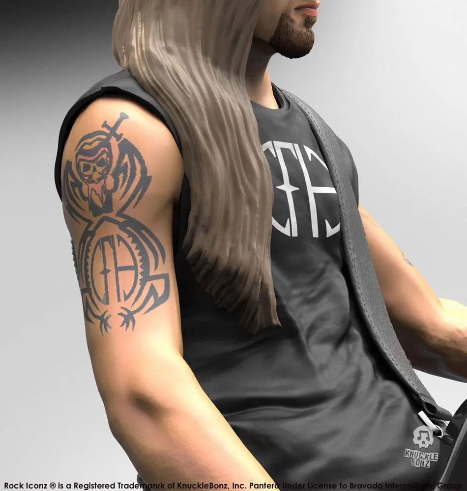 Pantera Rock Iconz Rex Brown szobor figura 22 cm termékfotó