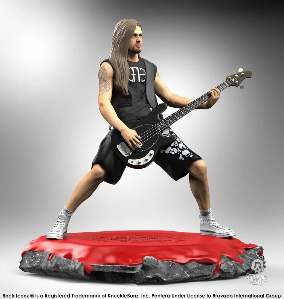 Pantera Rock Iconz Rex Brown szobor figura 22 cm termékfotó