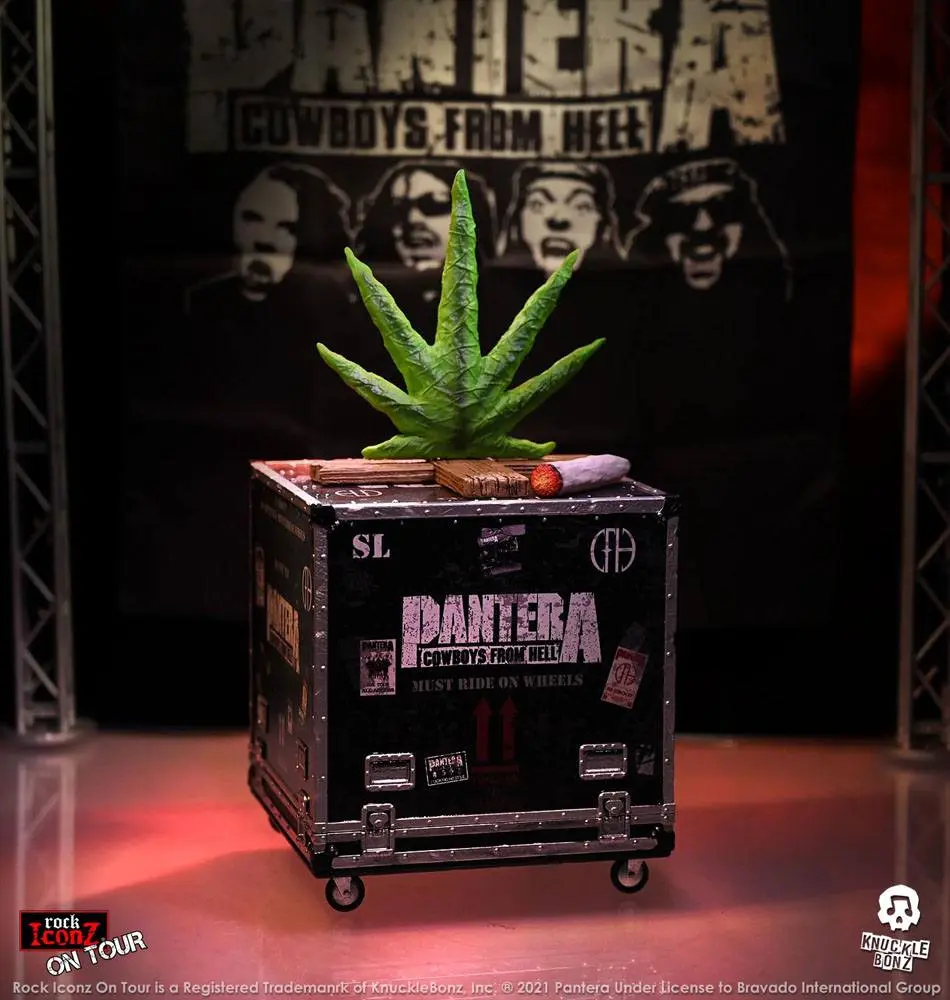 Pantera Rock Ikonz Cowboys From Hell On Tour Road Case + Stage Backdrop szobor figura termékfotó