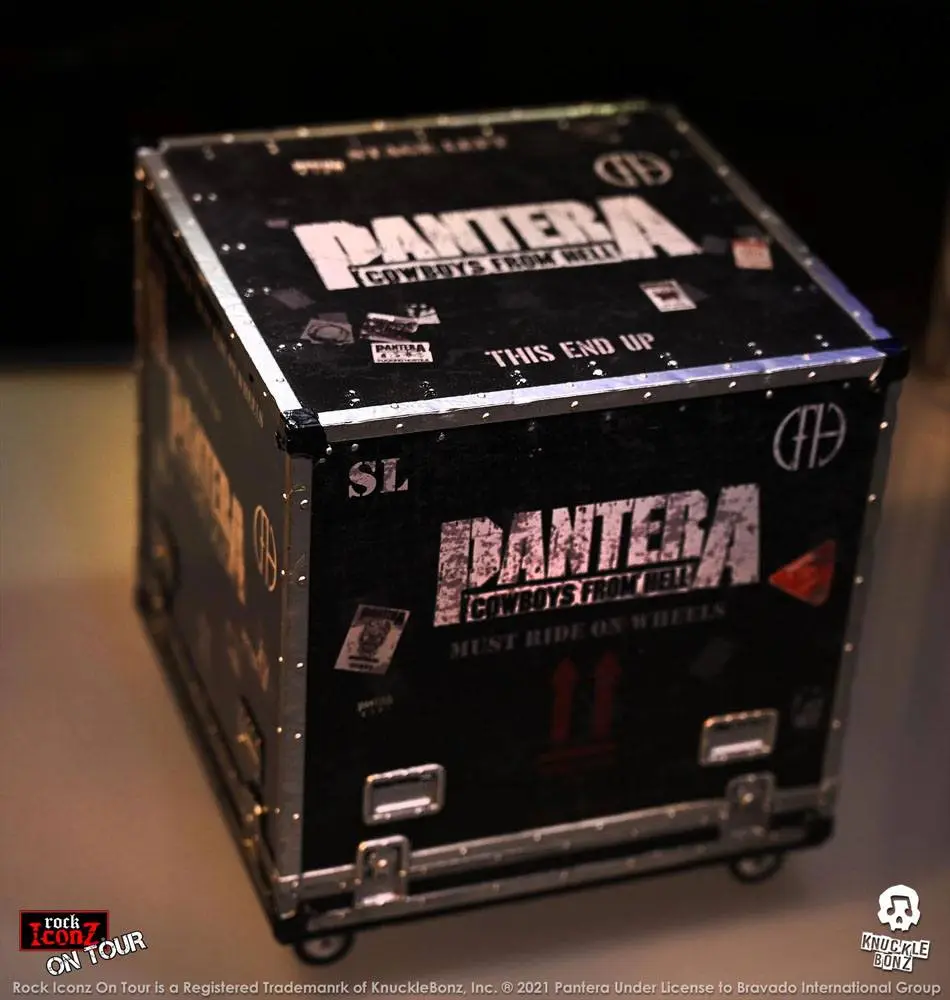 Pantera Rock Ikonz Cowboys From Hell On Tour Road Case + Stage Backdrop szobor figura termékfotó