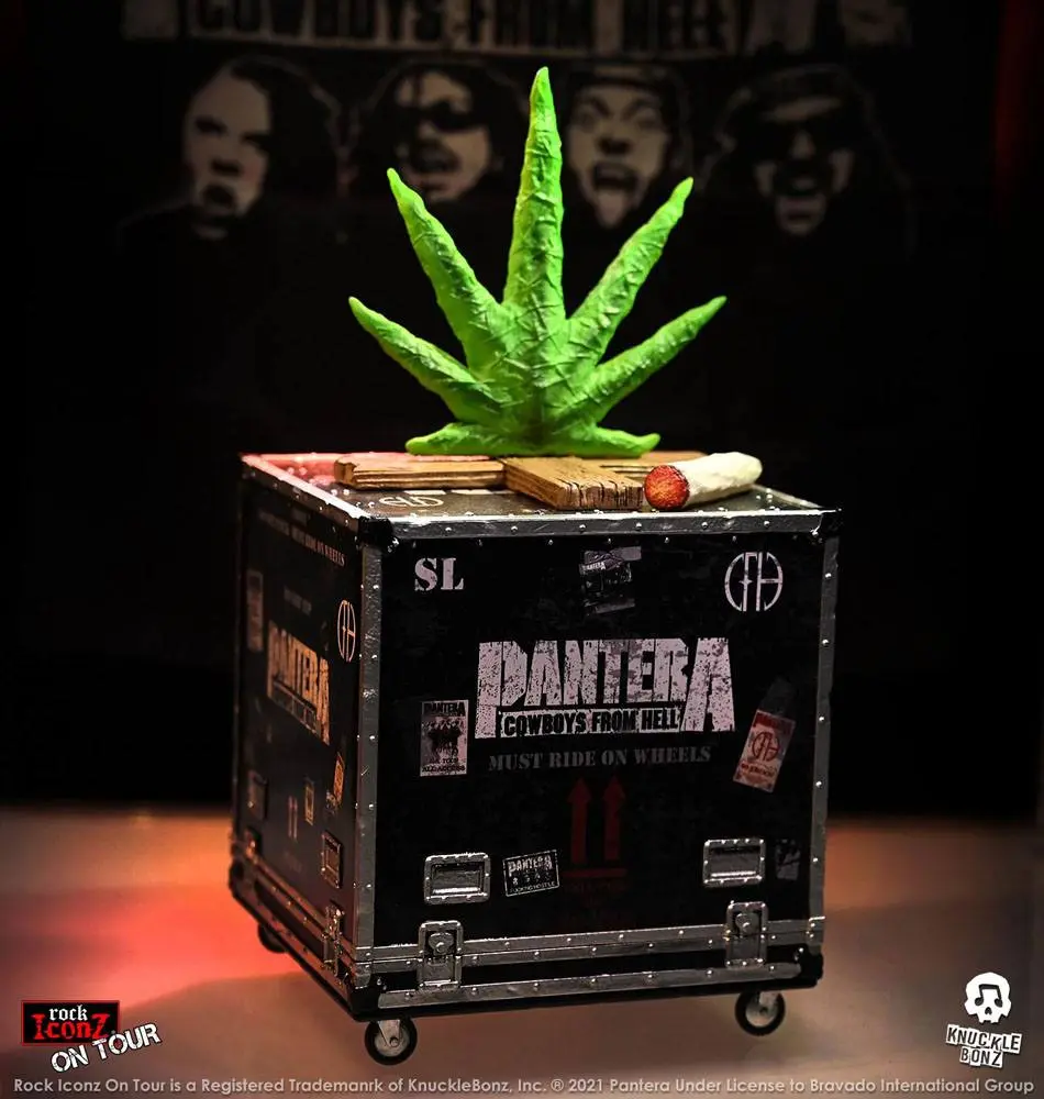 Pantera Rock Ikonz Cowboys From Hell On Tour Road Case + Stage Backdrop szobor figura termékfotó