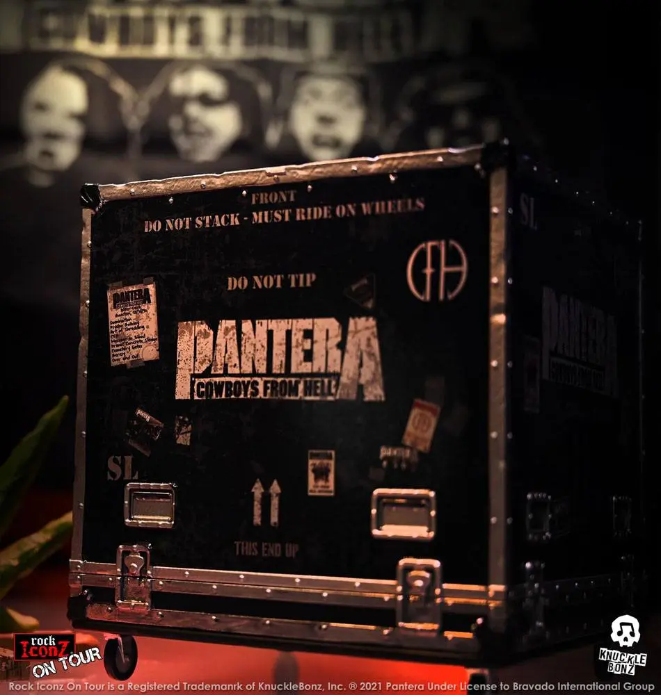 Pantera Rock Ikonz Cowboys From Hell On Tour Road Case + Stage Backdrop szobor figura termékfotó