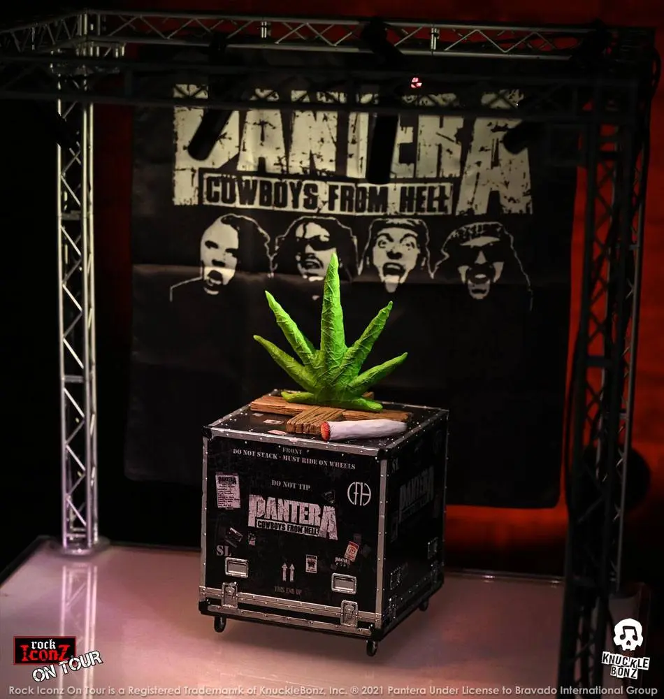 Pantera Rock Ikonz Cowboys From Hell On Tour Road Case + Stage Backdrop szobor figura termékfotó