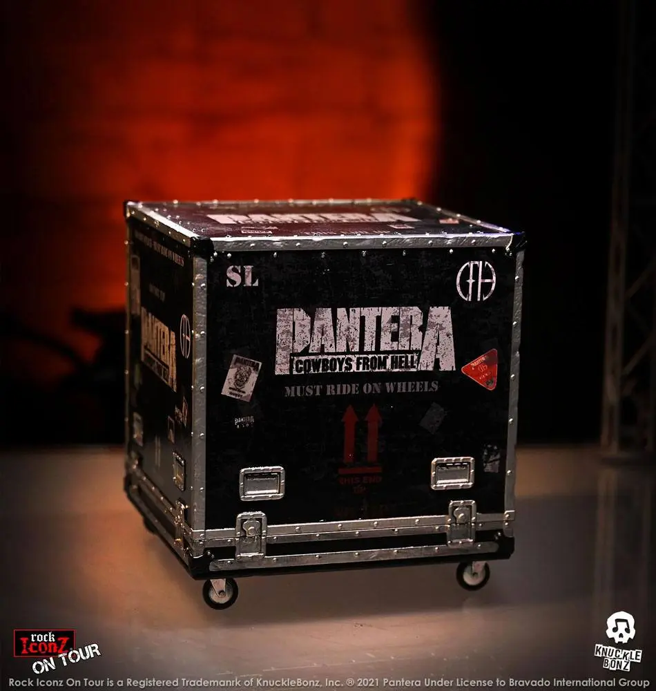 Pantera Rock Ikonz Cowboys From Hell On Tour Road Case + Stage Backdrop szobor figura termékfotó