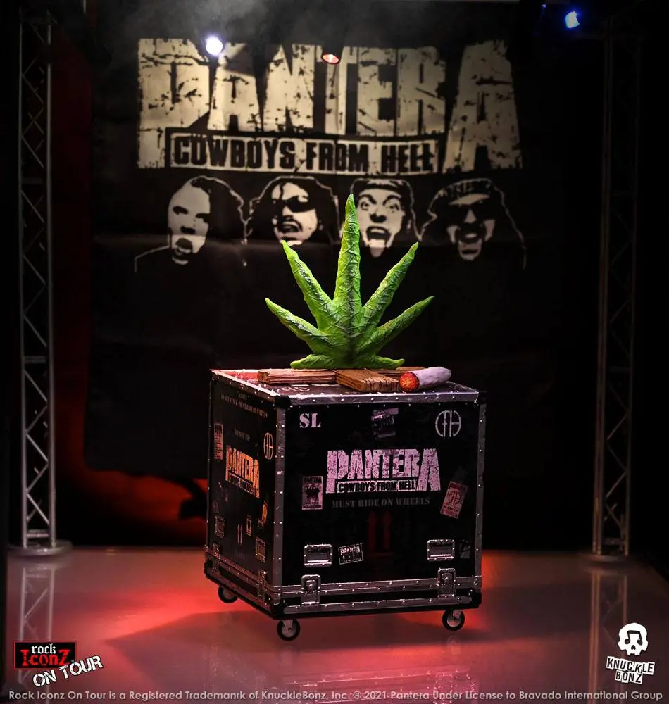 Pantera Rock Ikonz Cowboys From Hell On Tour Road Case + Stage Backdrop szobor figura termékfotó