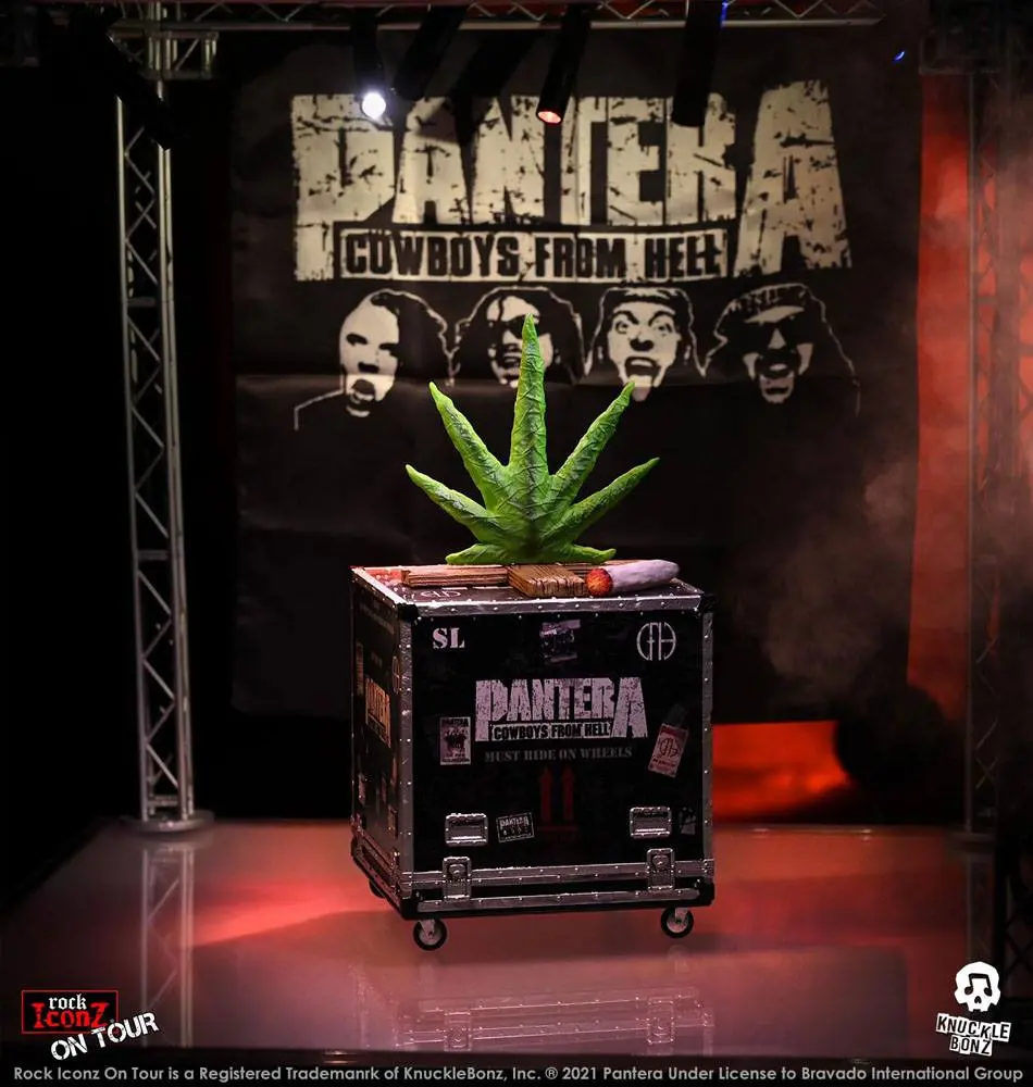 Pantera Rock Ikonz Cowboys From Hell On Tour Road Case + Stage Backdrop szobor figura termékfotó