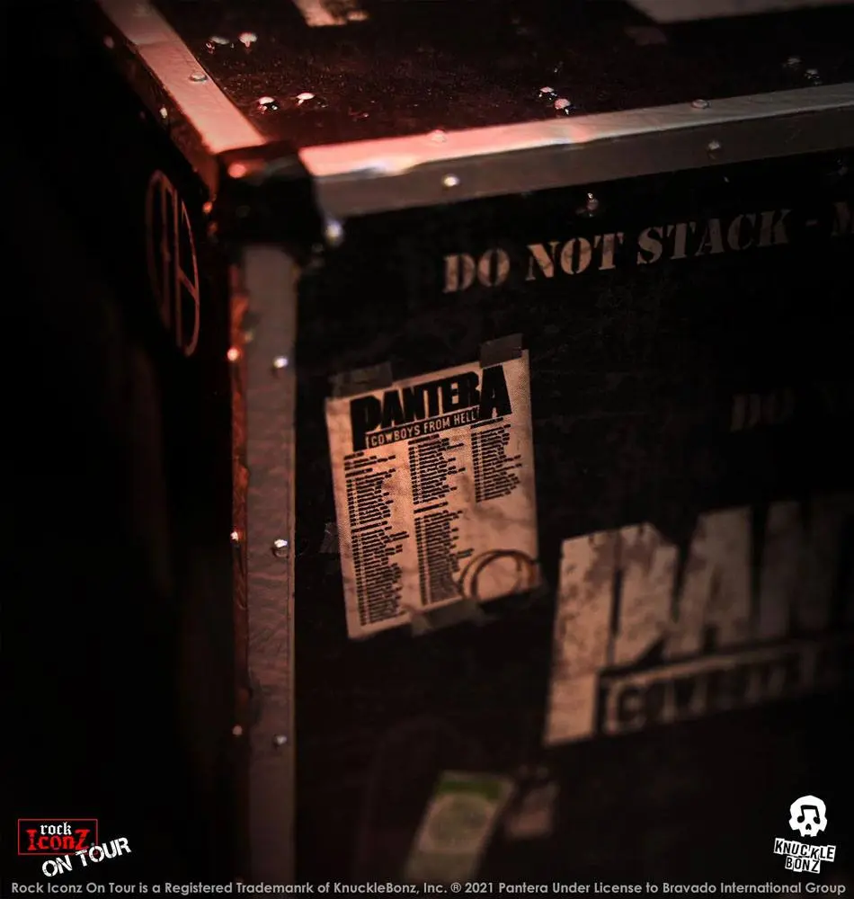 Pantera Rock Ikonz Cowboys From Hell On Tour Road Case + Stage Backdrop szobor figura termékfotó