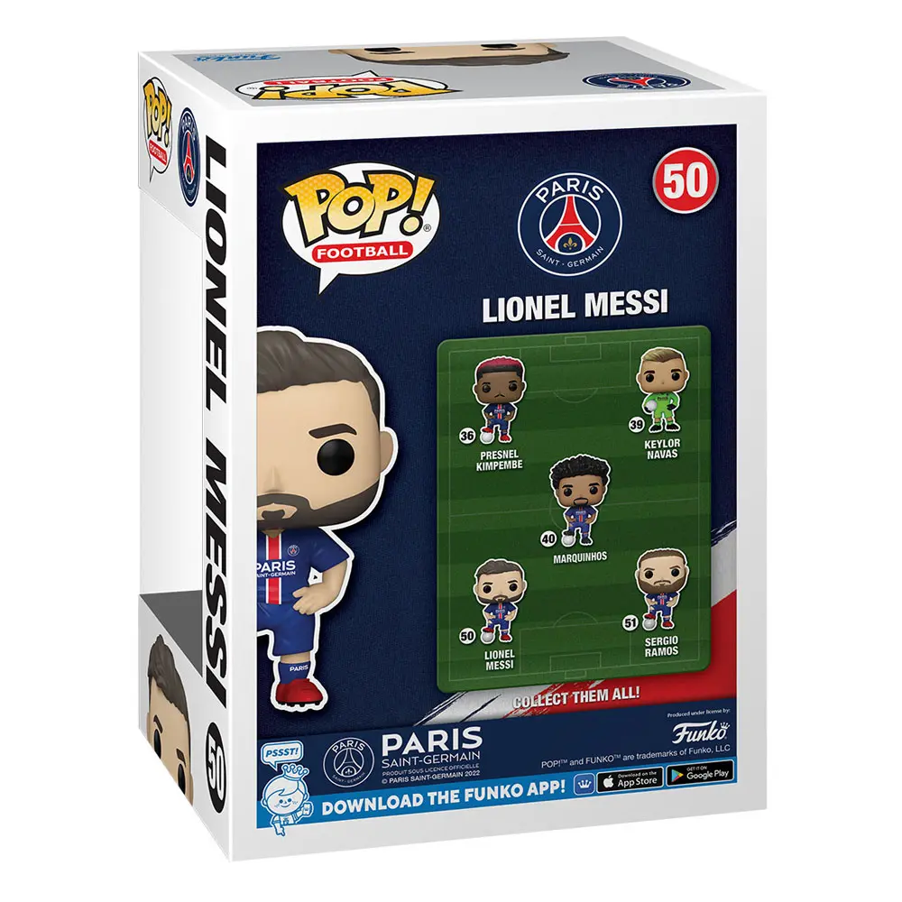 Paris Saint-Germain F.C. Funko POP! Football Vinyl figura Lionel Messi 9 cm termékfotó