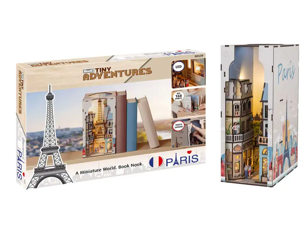 Paris Tiny Adventures Book Nook Mini Diorama 23 cm termékfotó