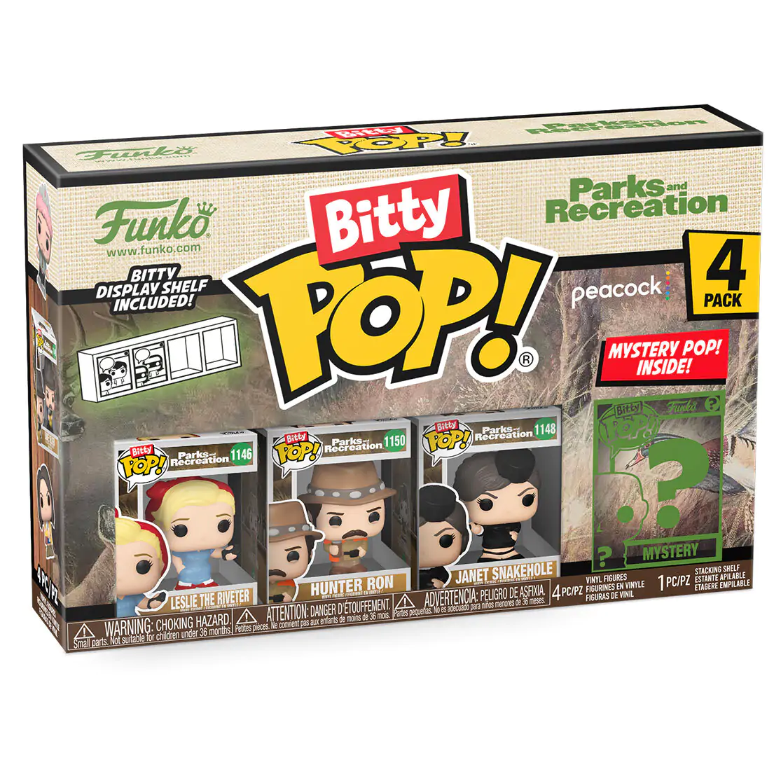 Park and Recreation Funko Bitty POP 4 db-os figura csomag Leslie termékfotó