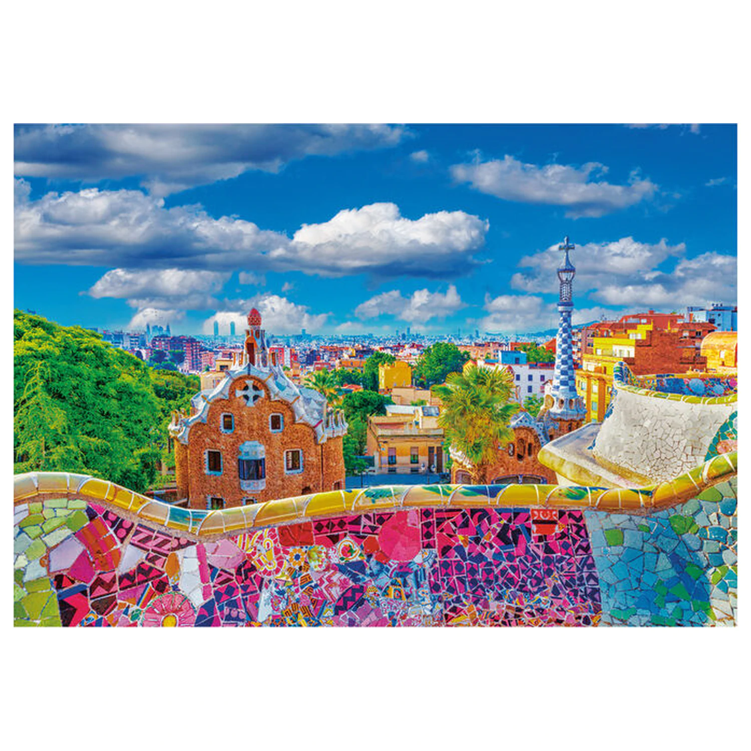 Park Güell Barcelona puzzle 1000db-os termékfotó