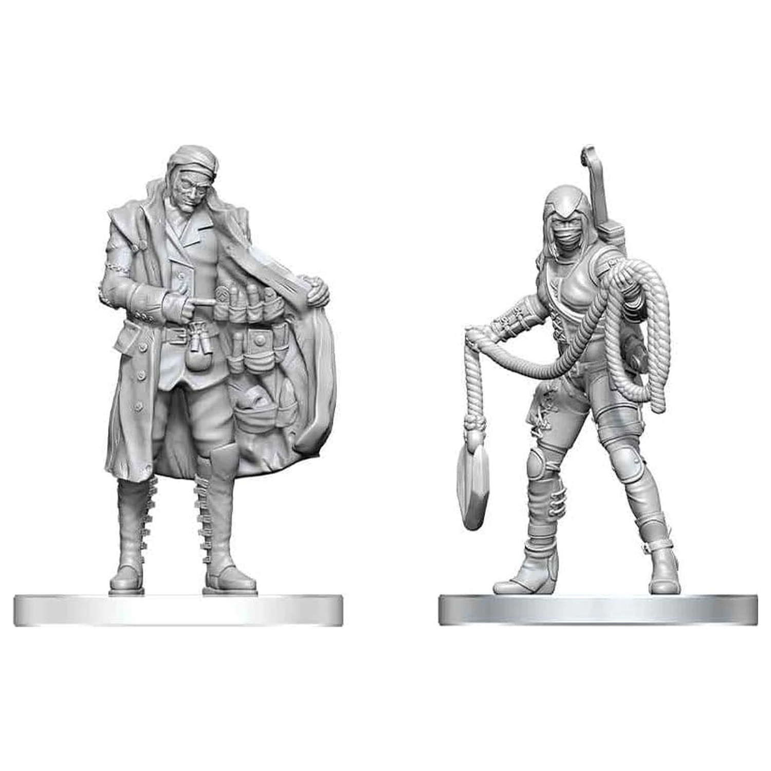 Pathfinder Battles Deep Cuts Unpainted Miniature Burglar & Fence 14 cm termékfotó