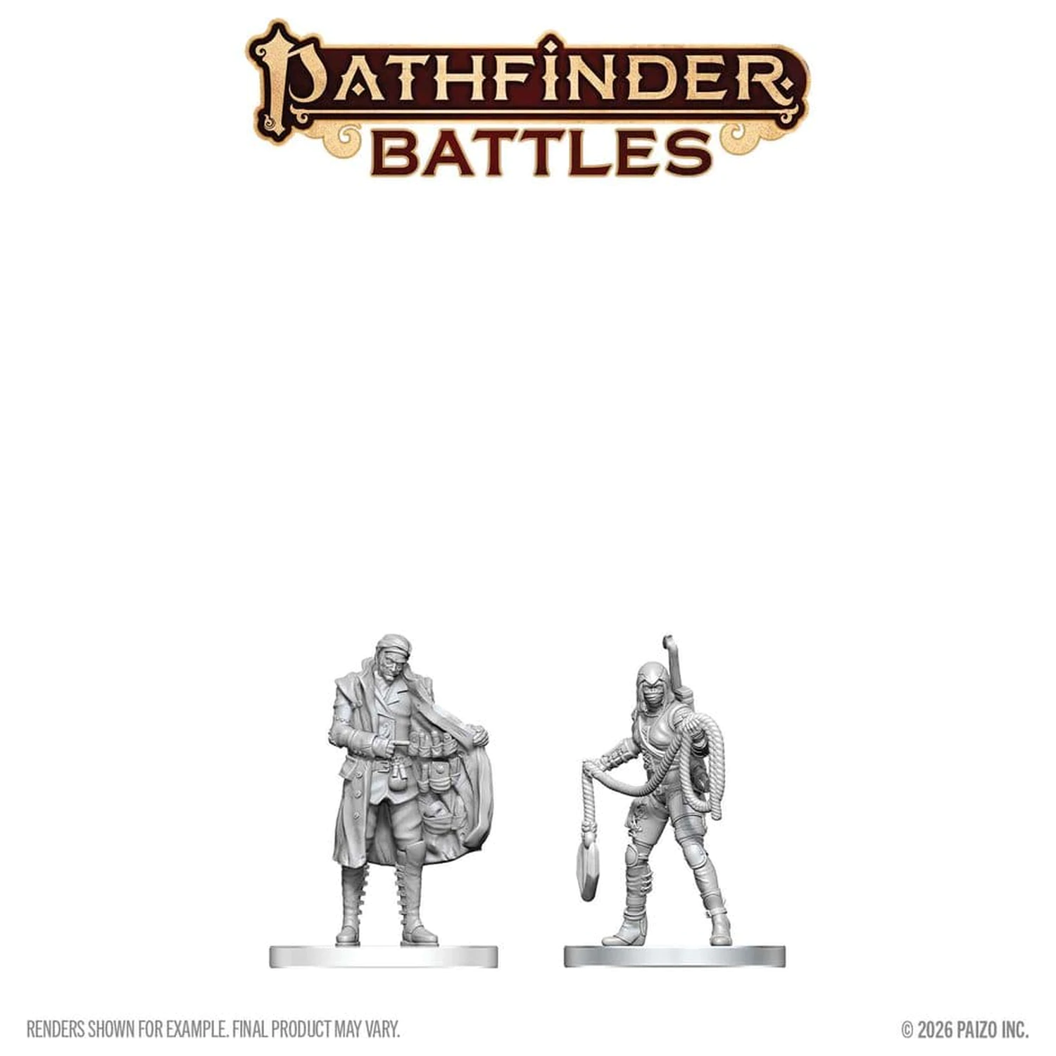 Pathfinder Battles Deep Cuts Unpainted Miniature Burglar & Fence 14 cm termékfotó