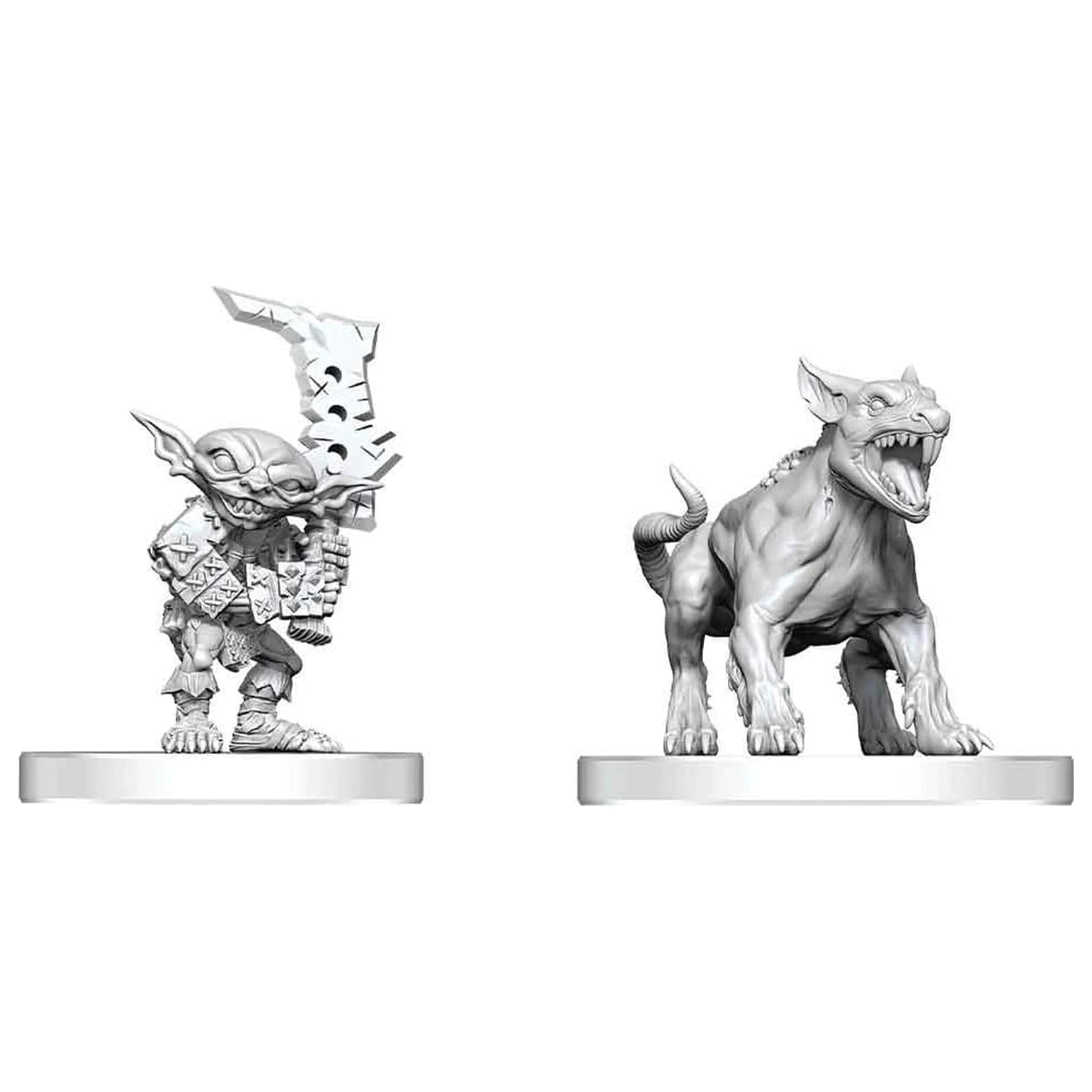 Pathfinder Battles Deep Cuts Unpainted Miniature Goblin Commando & Goblin Dog 13 cm termékfotó