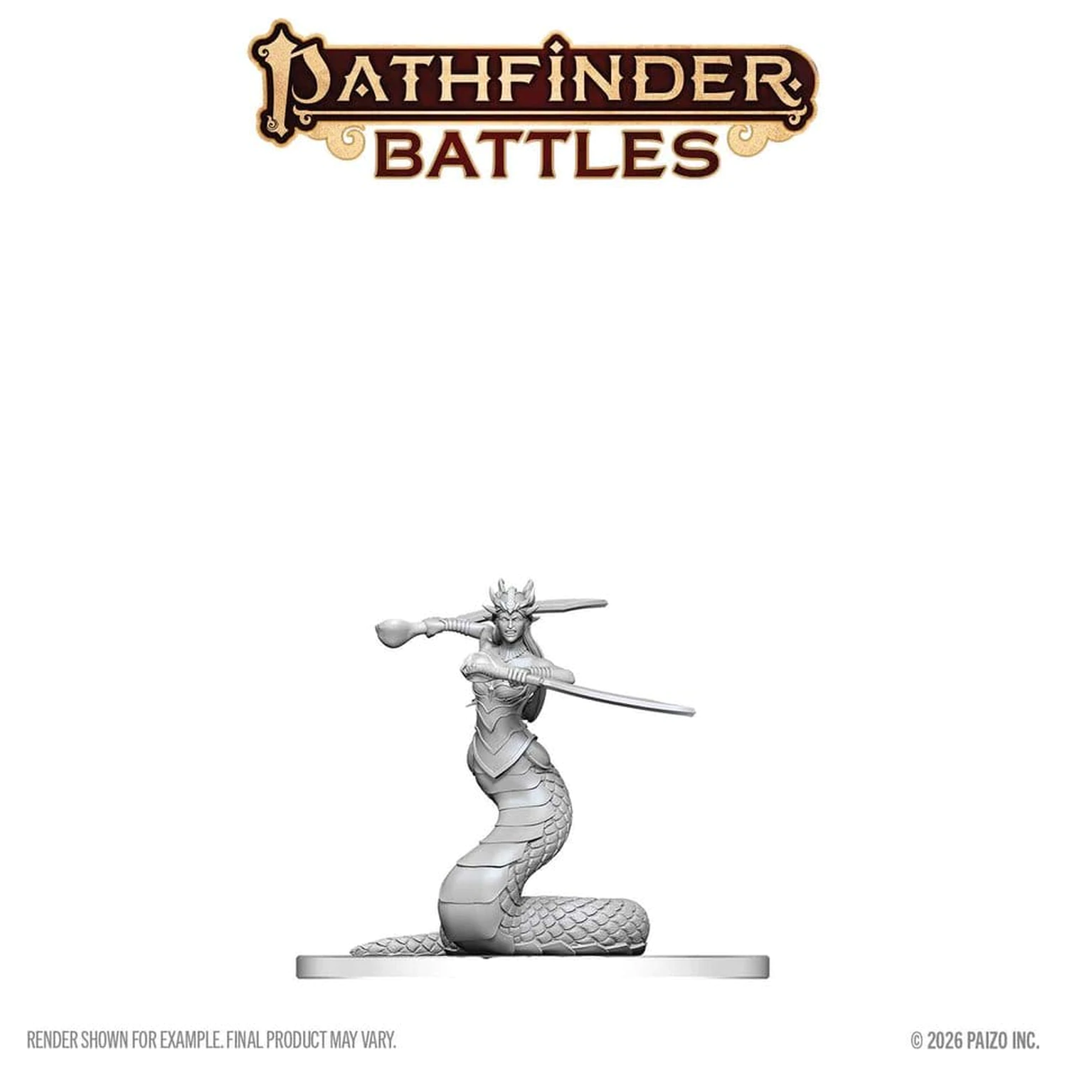 Pathfinder Battles Deep Cuts Unpainted Miniature Lamia Matriarch 13 cm termékfotó