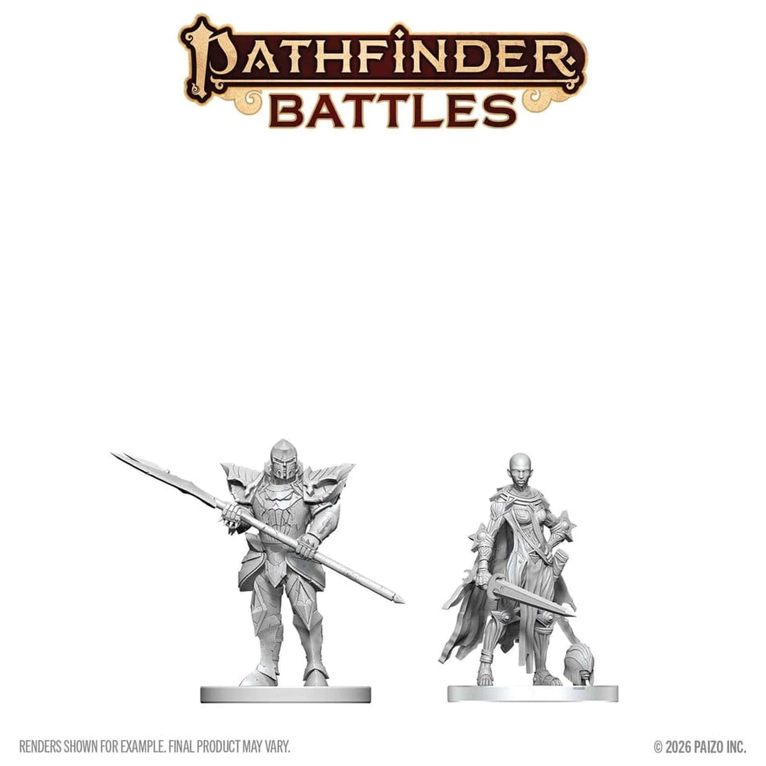 Pathfinder Battles Deep Cuts Unpainted Miniature Nail & Rack Hellknights 14 cm termékfotó
