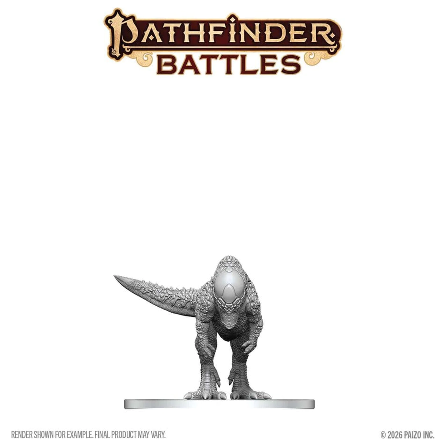 Pathfinder Battles Deep Cuts Unpainted Miniature Pachycephalosaurus 13 cm termékfotó