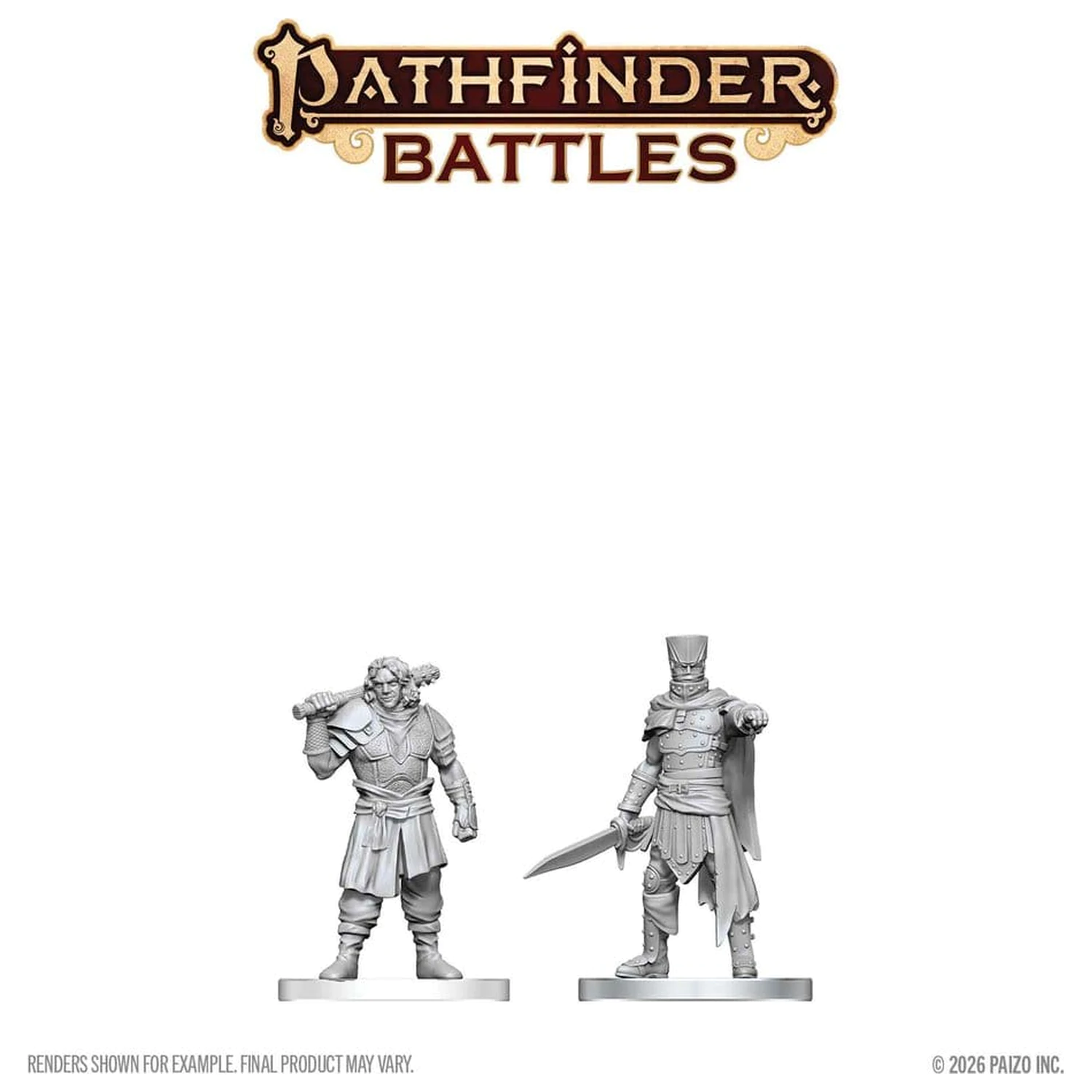 Pathfinder Battles Deep Cuts Unpainted Miniature Ruffian & Gang Leader 14 cm termékfotó