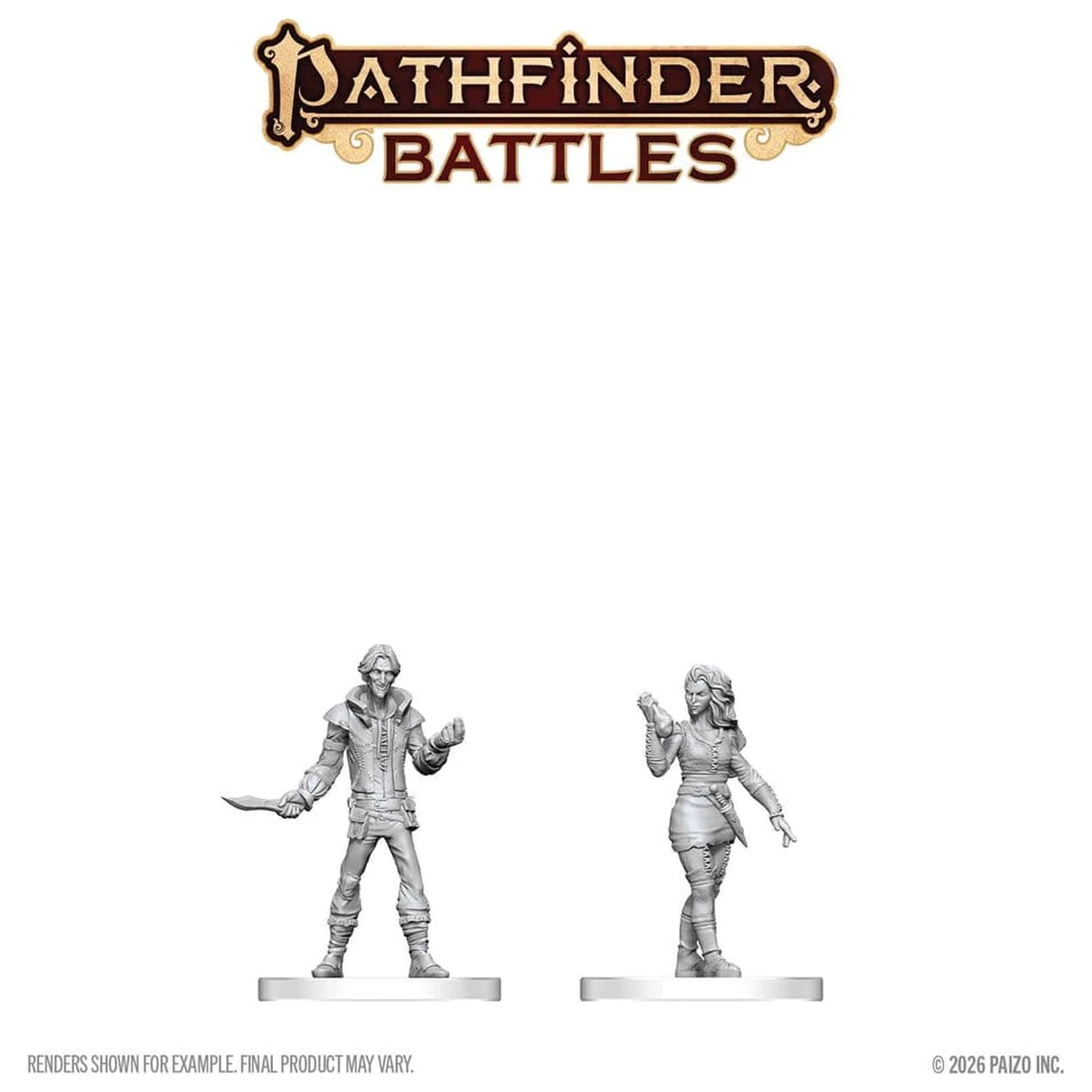Pathfinder Battles Deep Cuts Unpainted Miniature Thief & Pickpocket 14 cm termékfotó