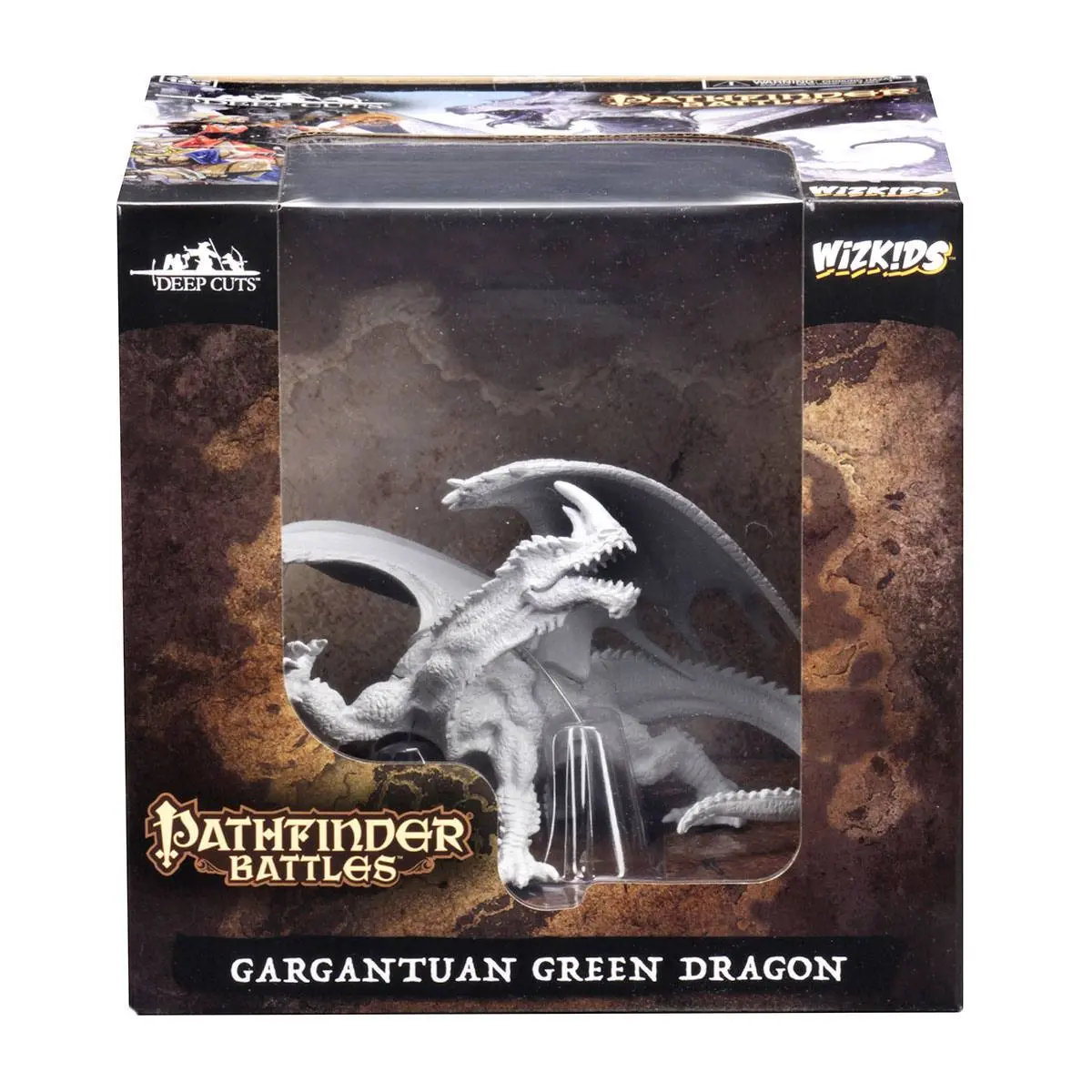 Pathfinder Battles Deep Cuts Unpainted Miniatures Gargantuan Green Dragon termékfotó