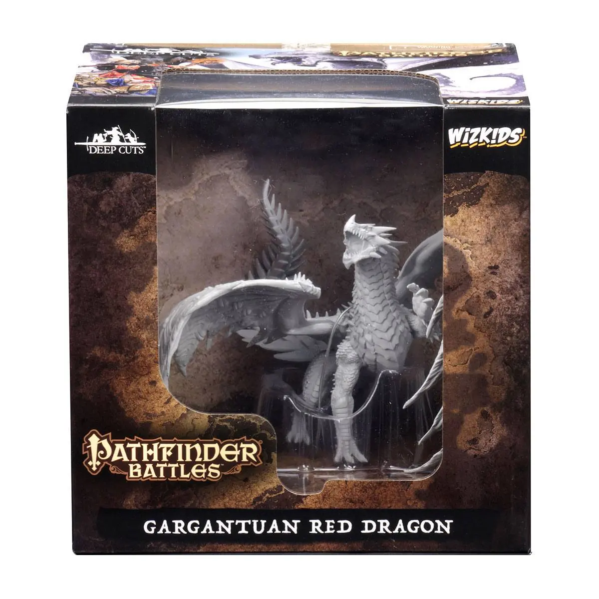 Pathfinder Battles Deep Cuts Unpainted Miniatures Gargantuan Red Dragon termékfotó
