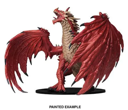 Pathfinder Battles Deep Cuts Unpainted Miniatures Gargantuan Red Dragon termékfotó
