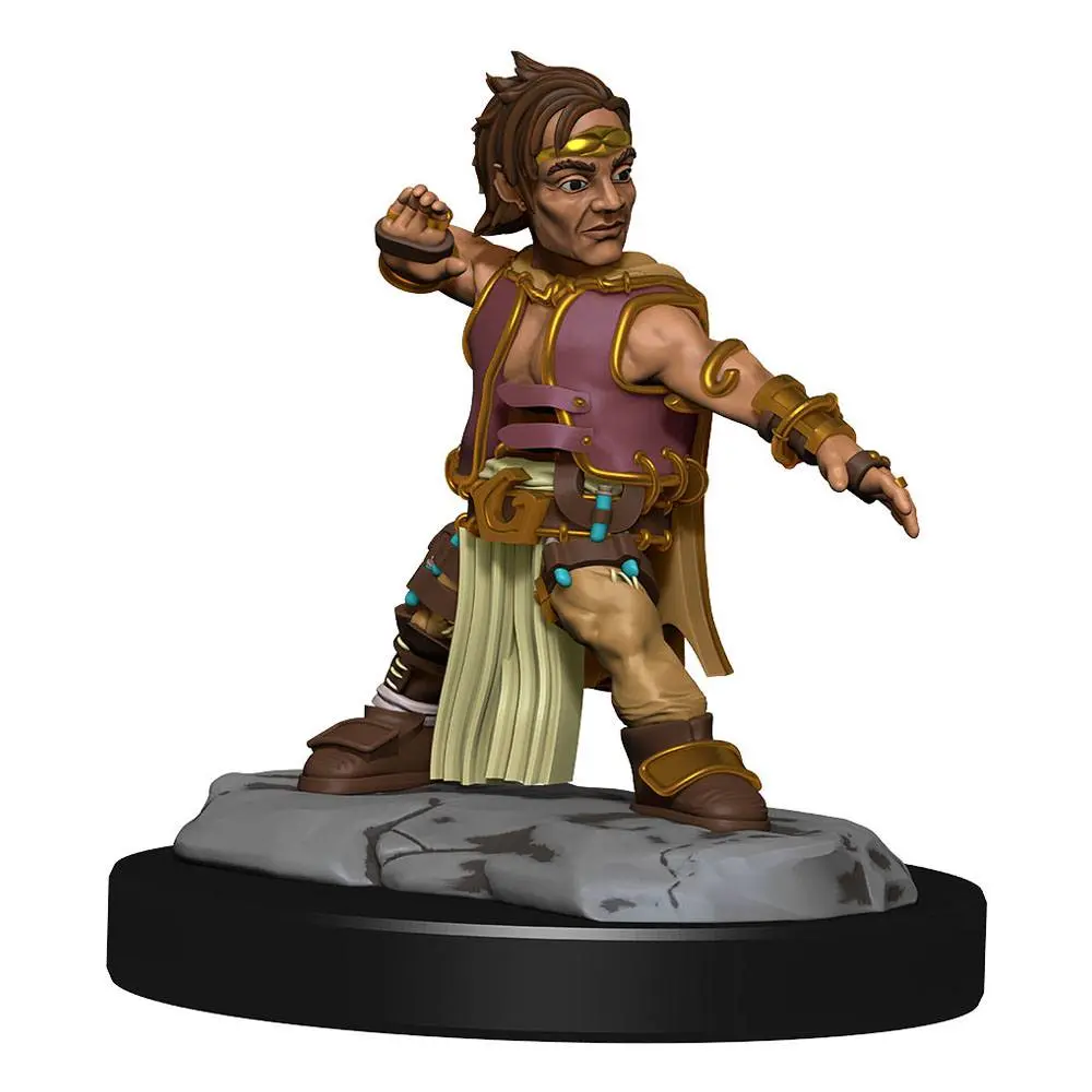 Pathfinder Battles Deep Cuts Unpainted Miniatures Halfing Monk Male figurák termékfotó