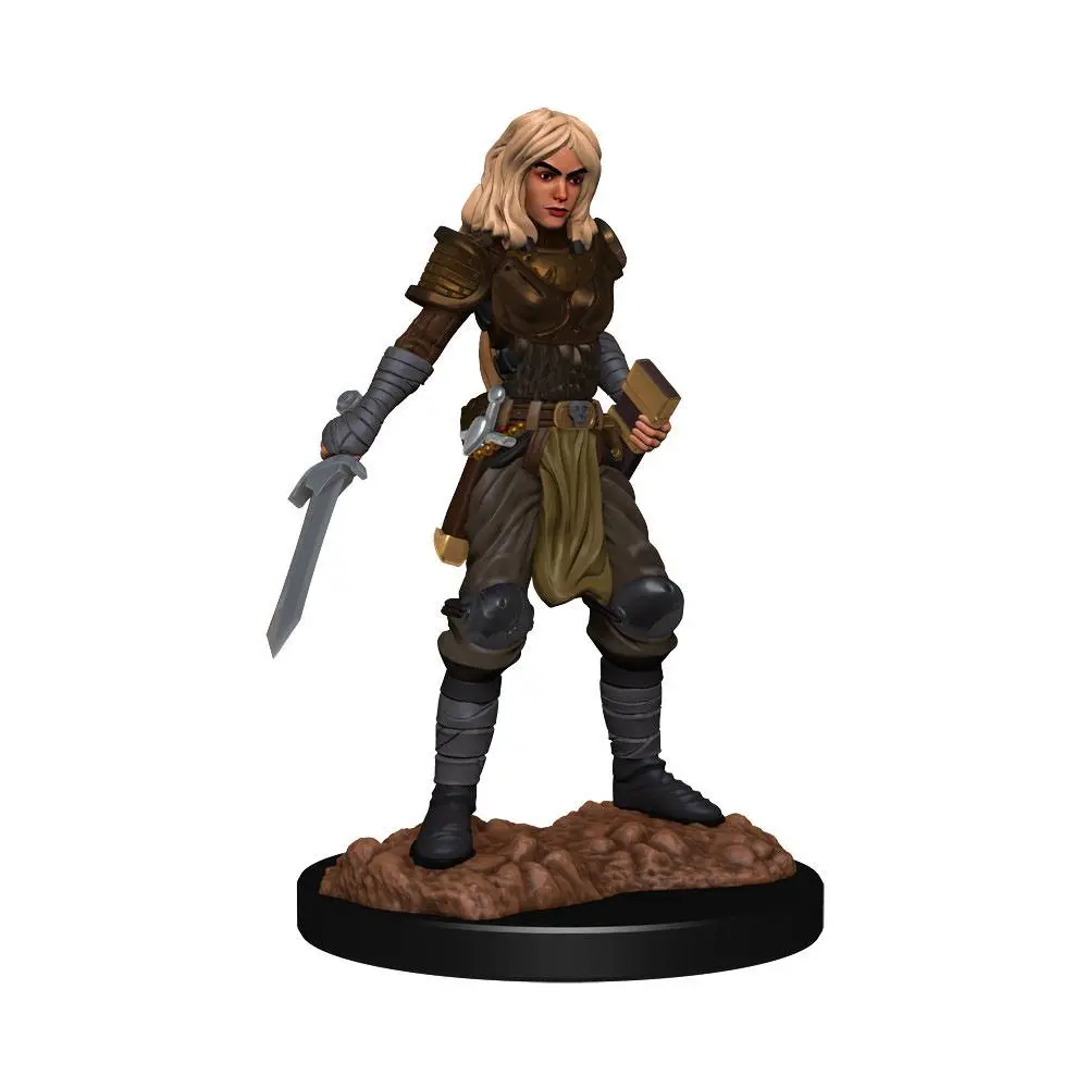 Pathfinder Battles Deep Cuts Unpainted Miniatures Human Fighter Female figurák termékfotó