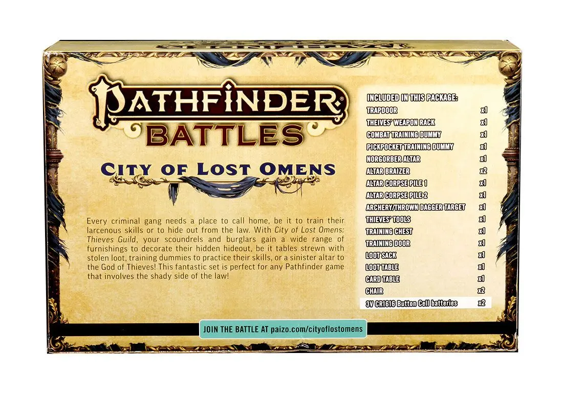 Pathfinder Battles: Thieves Guild Premium Set termékfotó