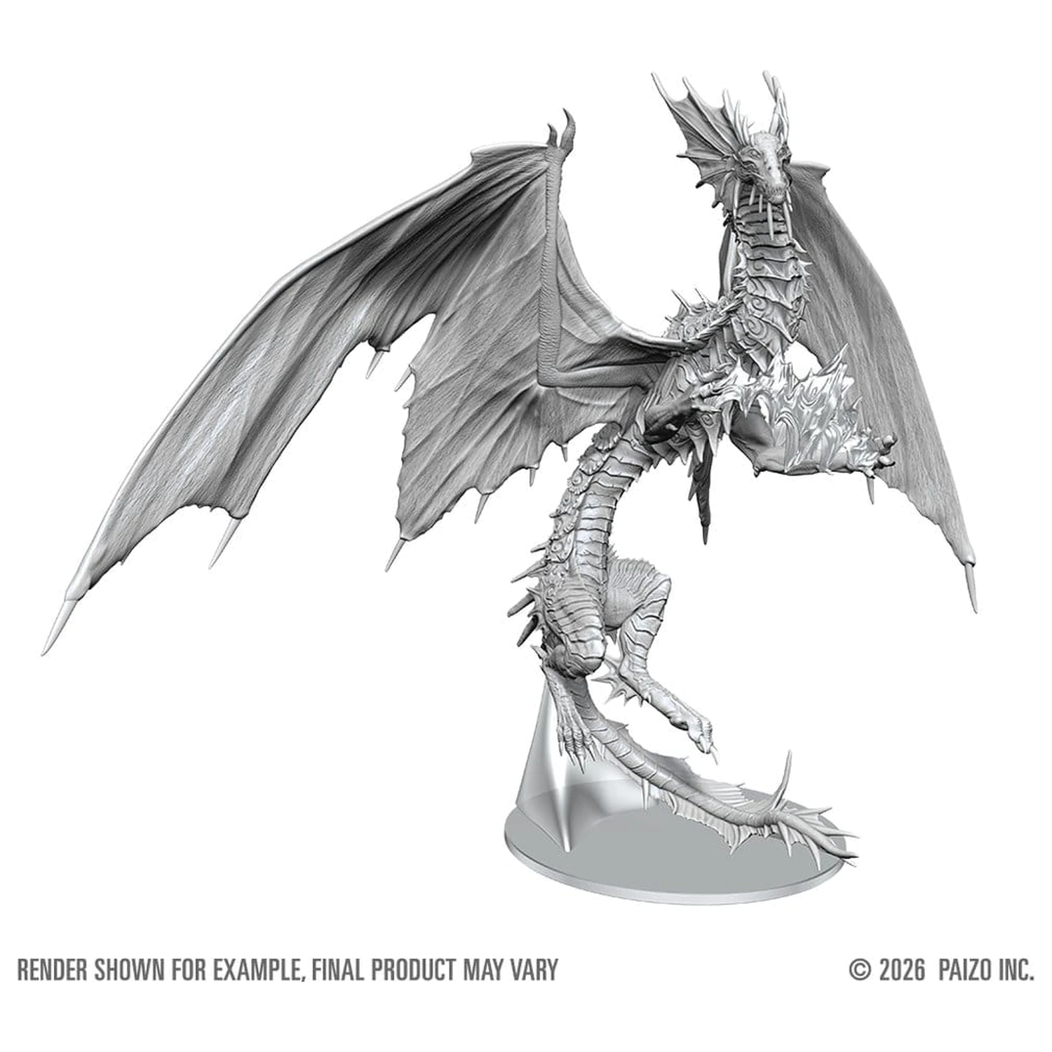 Pathfinder Deep Cuts Unpainted Boxed Miniature Adult Mirage Dragon 23 cm  termékfotó