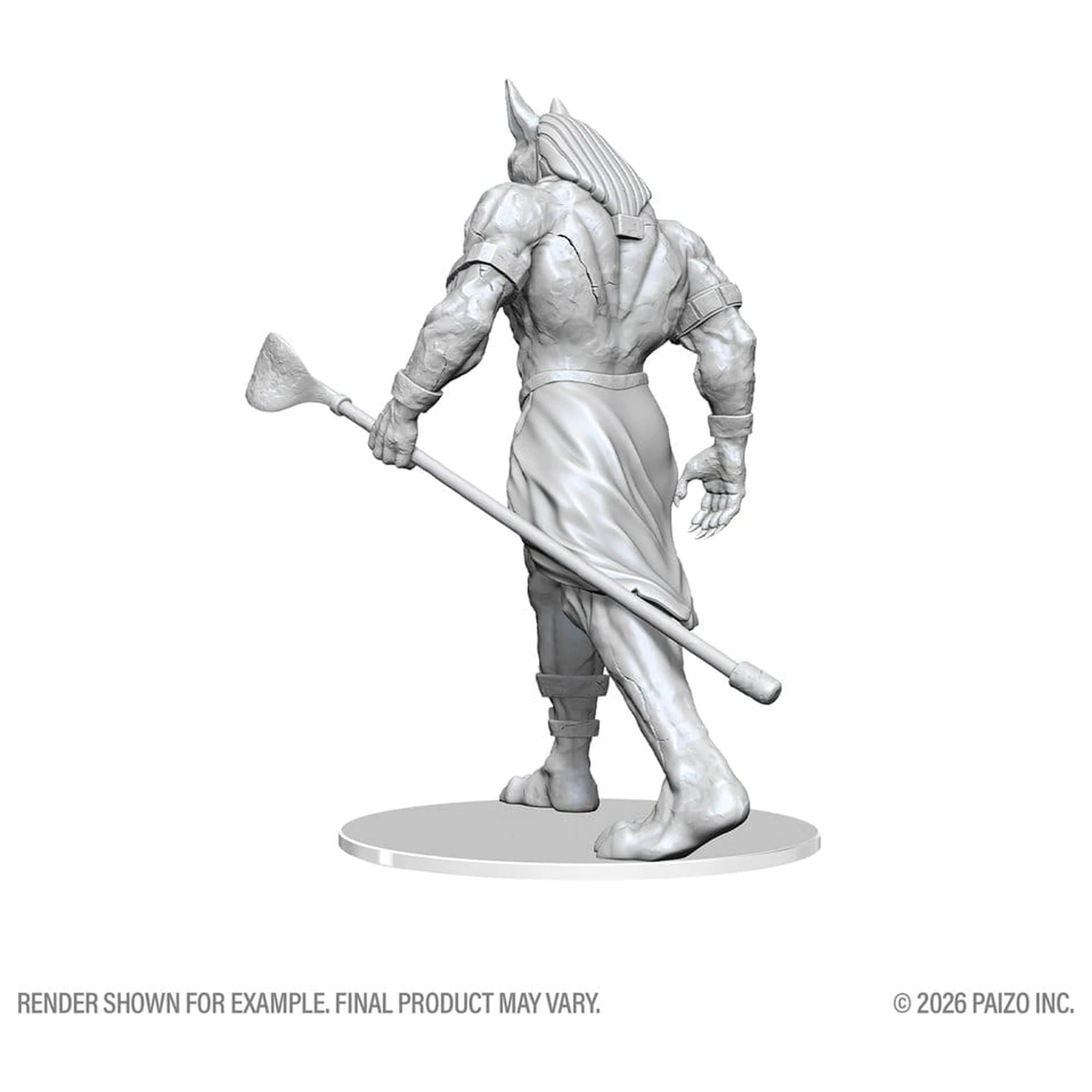 Pathfinder Deep Cuts Unpainted Boxed Miniature Giant Animated szobor figura termékfotó