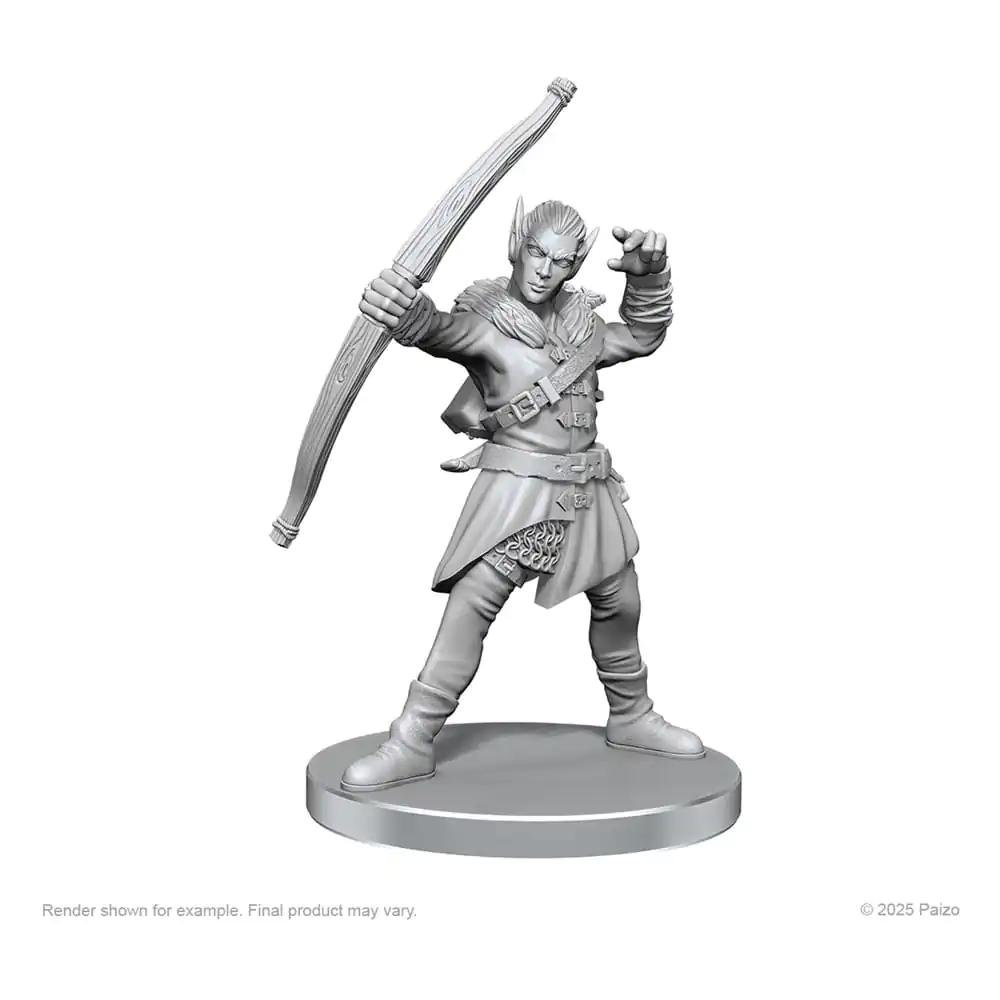 Pathfinder Deep Cuts Unpainted Miniatures Elf Hunter &amp; Catfolk Bandit termékfotó