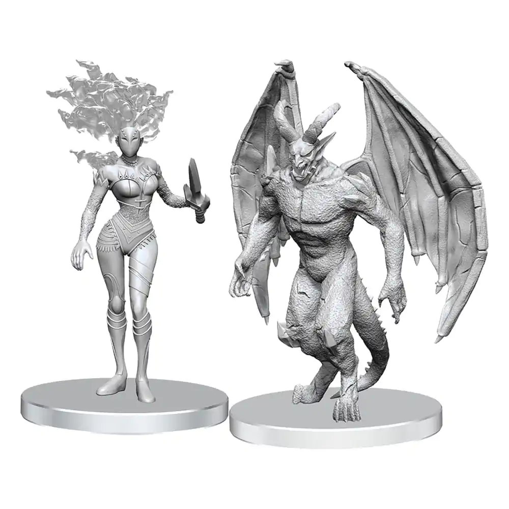 Pathfinder Deep Cuts Unpainted Miniatures Gargoyle &amp; Shae termékfotó