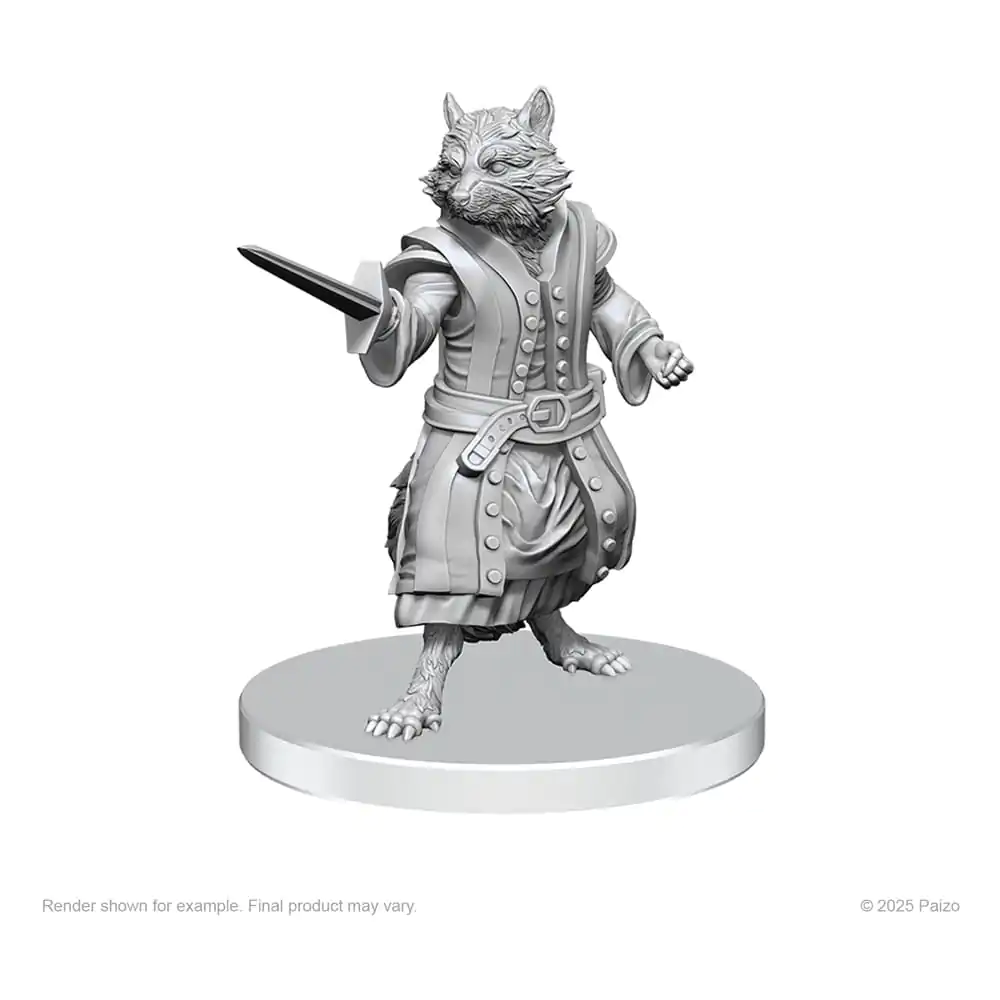Pathfinder Deep Cuts Unpainted Miniatures Procyal (Raccoon Agathion) &amp; Zoaem (Ring Archon) termékfotó