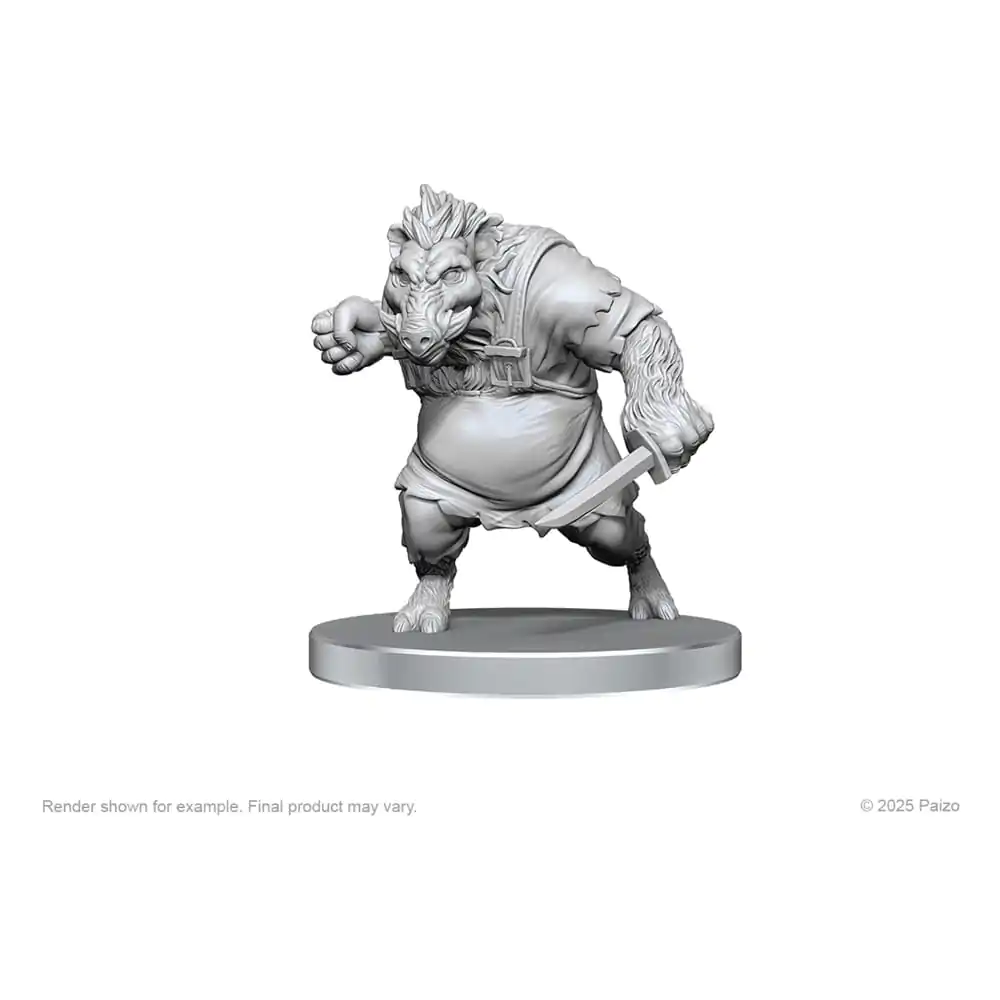 Pathfinder Deep Cuts Unpainted Miniatures Werewolf &amp; Wereboar termékfotó