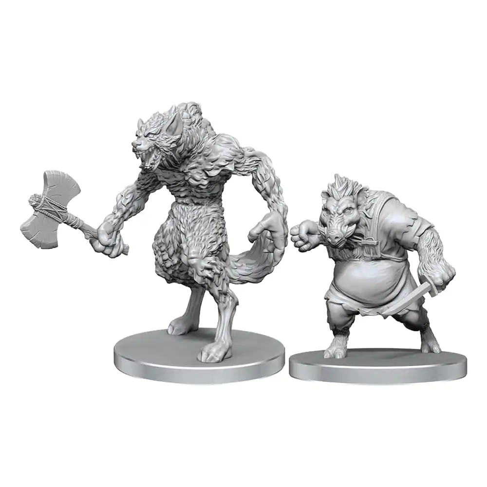 Pathfinder Deep Cuts Unpainted Miniatures Werewolf &amp; Wereboar termékfotó