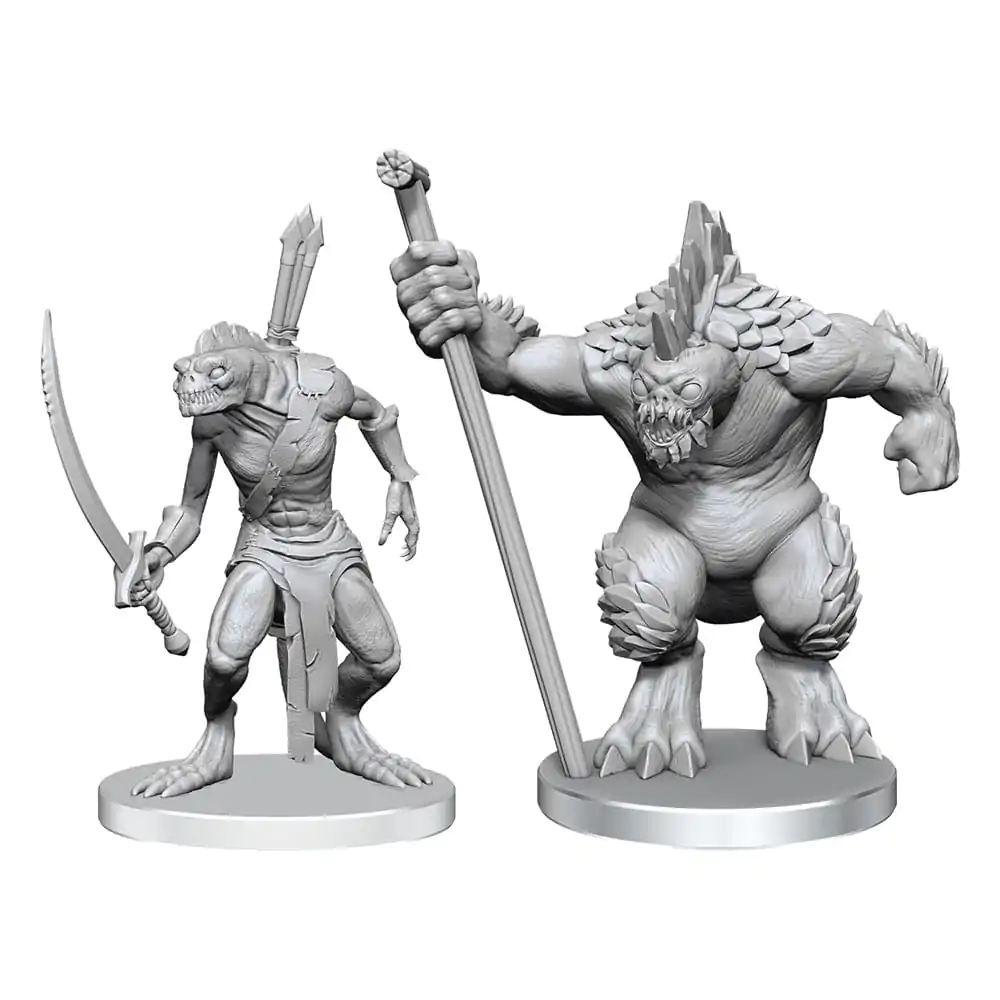 Pathfinder Deep Cuts Unpainted Miniatures Xulgath Skirmisher &amp; Stoneliege termékfotó