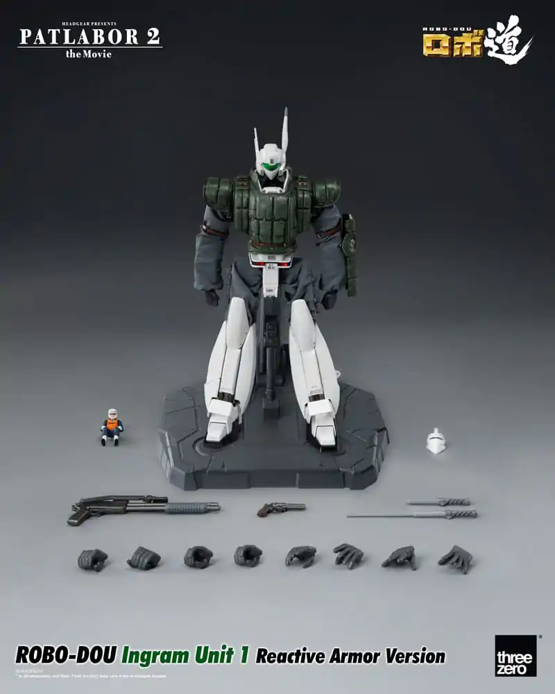 Patlabor 2: The Movie Robo-Dou Ingram Unit 1 Reactive Armor Version akciófigura 23 cm termékfotó