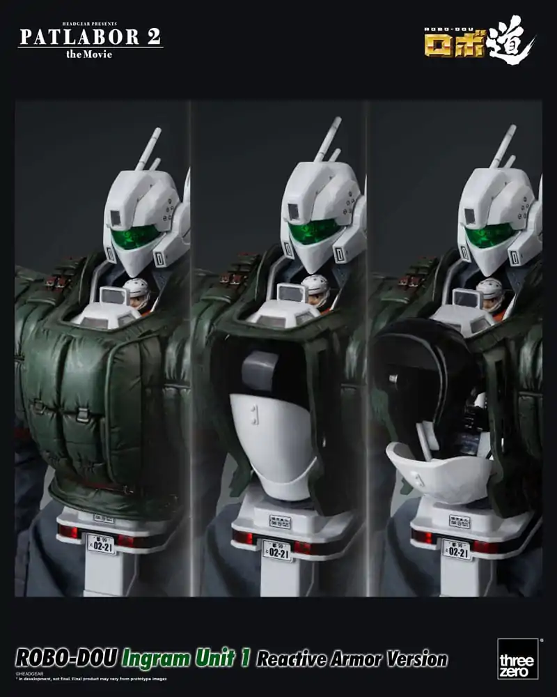 Patlabor 2: The Movie Robo-Dou Ingram Unit 1 Reactive Armor Version akciófigura 23 cm termékfotó