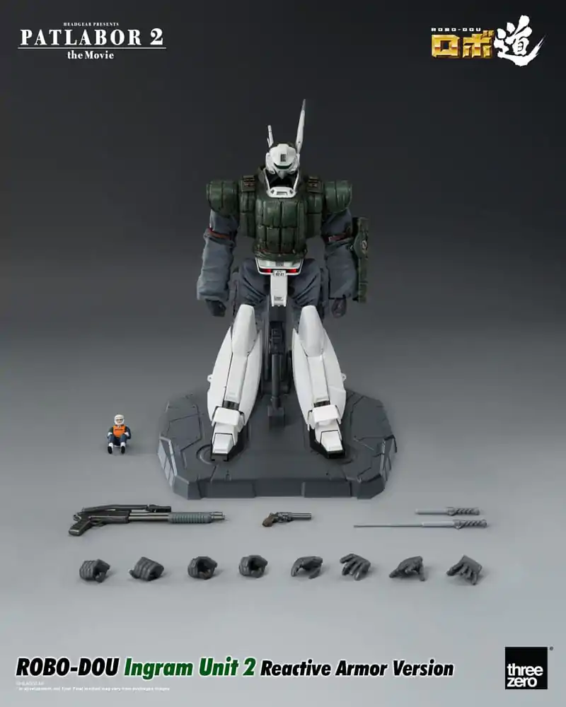 Patlabor 2: The Movie Robo-Dou Ingram Unit 2 Reactive Armor Version akciófigura 23 cm termékfotó