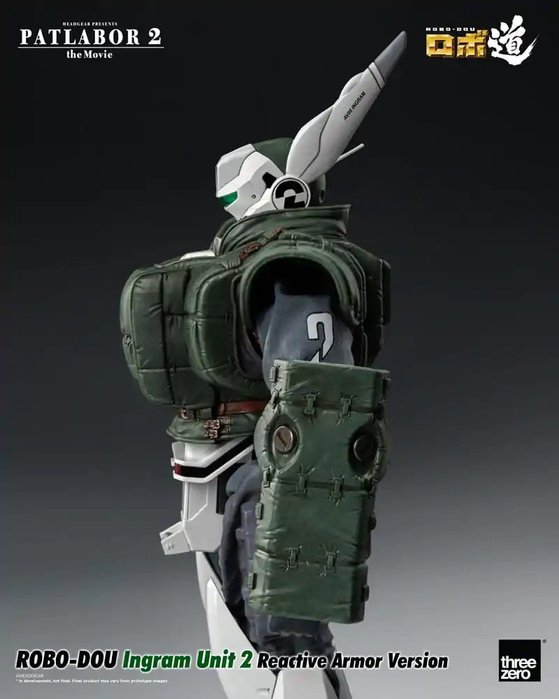 Patlabor 2: The Movie Robo-Dou Ingram Unit 2 Reactive Armor Version akciófigura 23 cm termékfotó