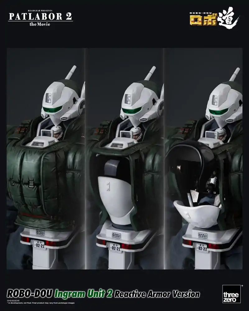 Patlabor 2: The Movie Robo-Dou Ingram Unit 2 Reactive Armor Version akciófigura 23 cm termékfotó